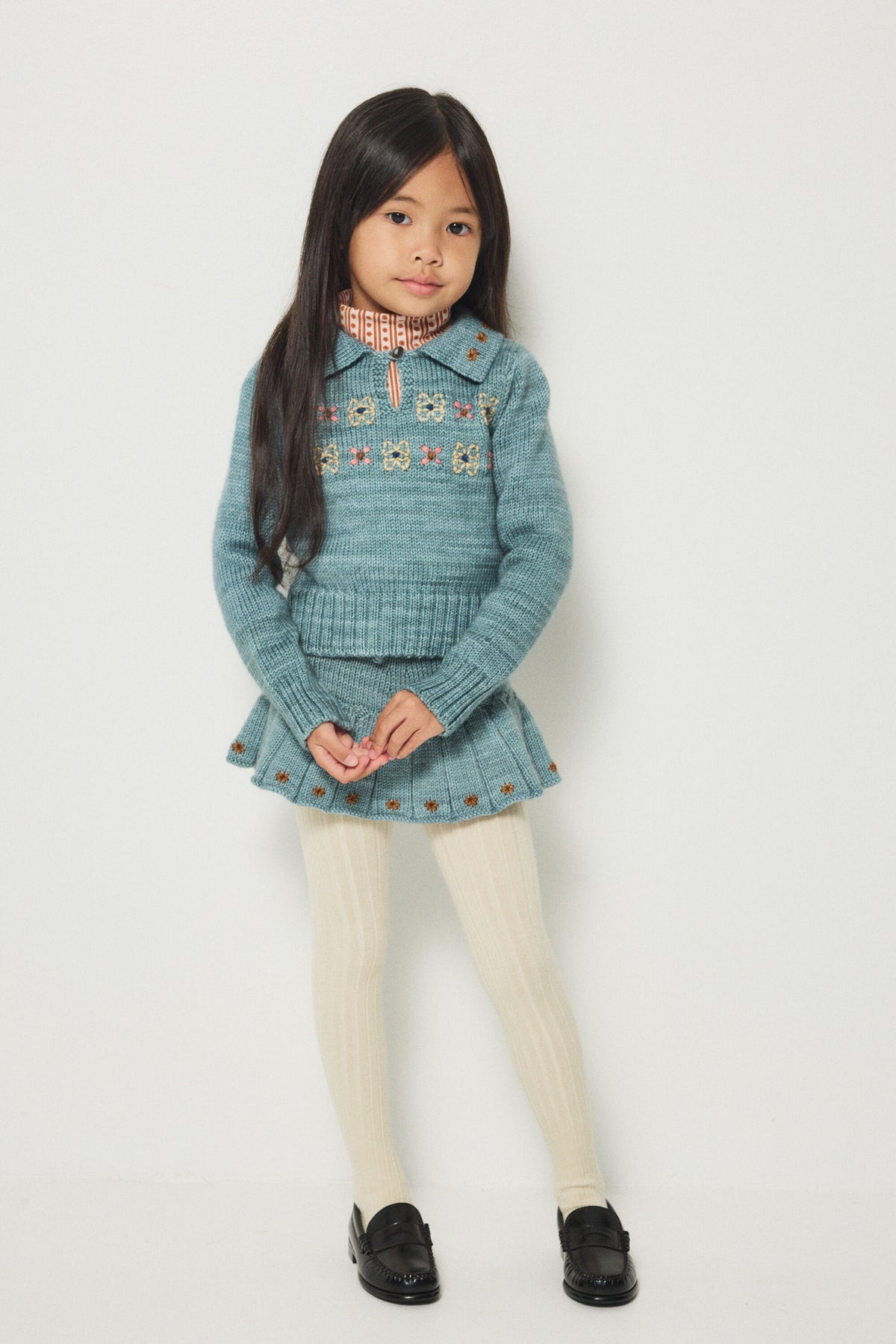 Misha & Puff-Floret Leonie Sweater Slate