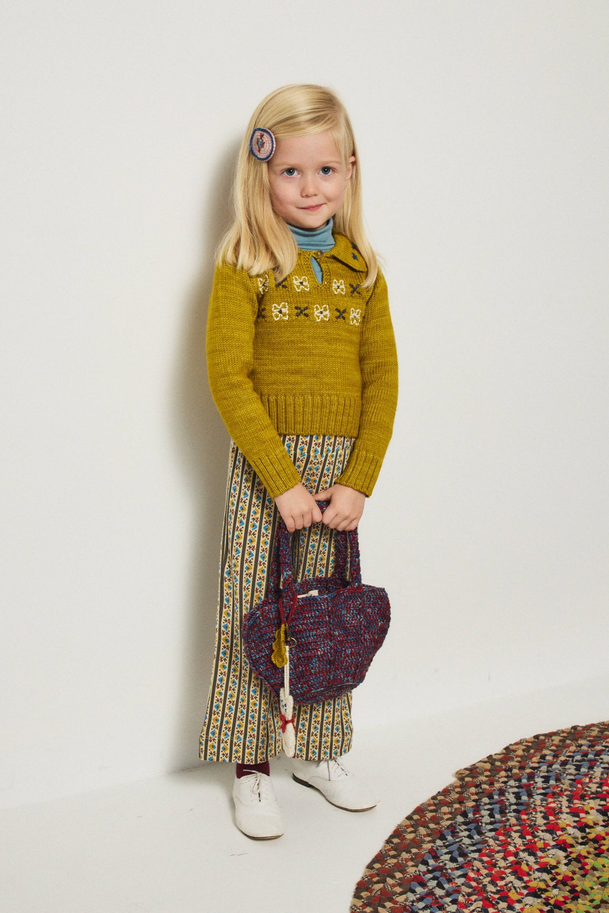Misha & Puff-Floret Leonie Sweater Pistachio