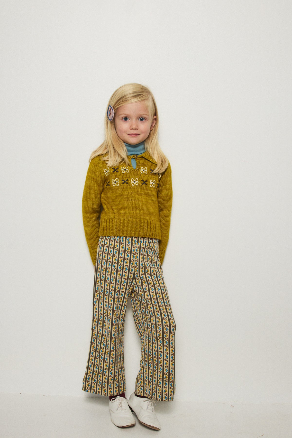 Misha & Puff-Floret Leonie Sweater Pistachio