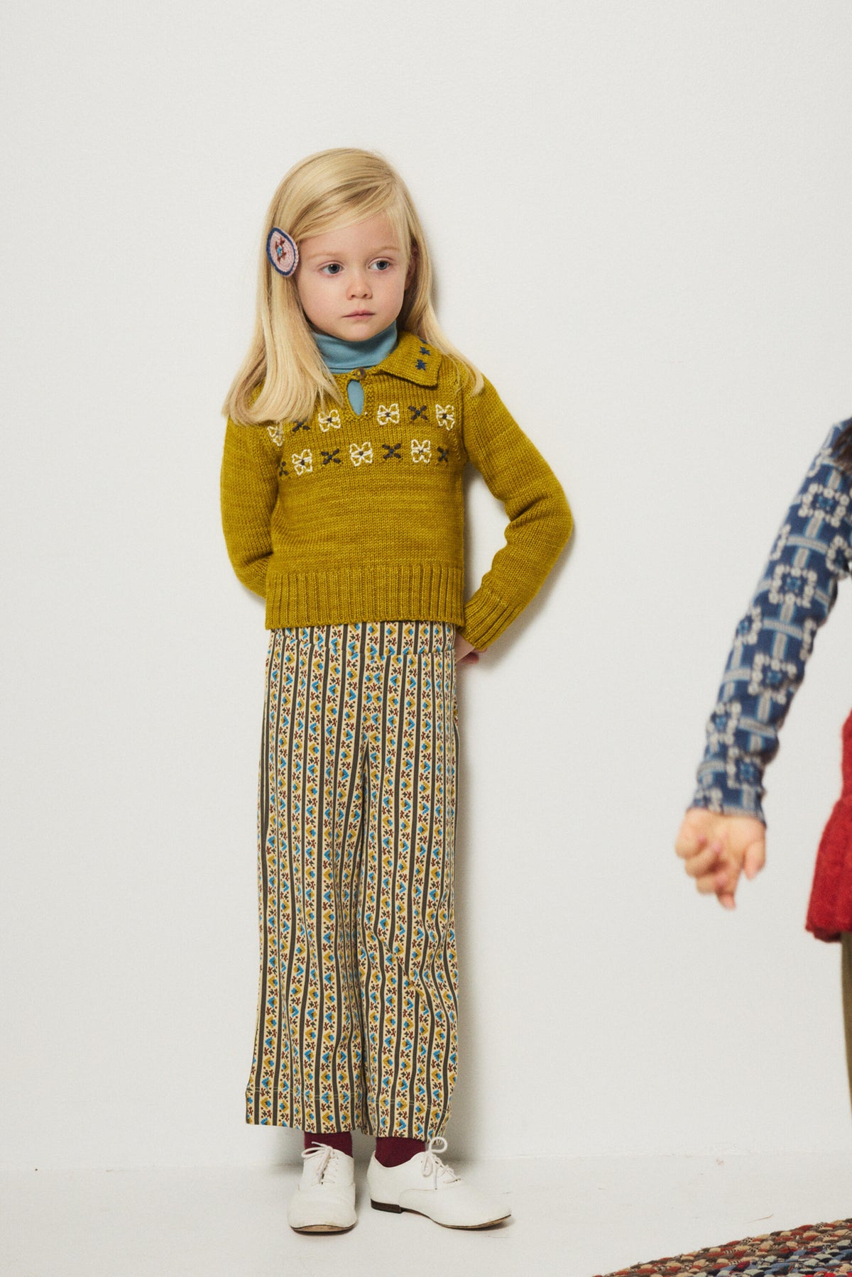 Misha & Puff-Floret Leonie Sweater Pistachio