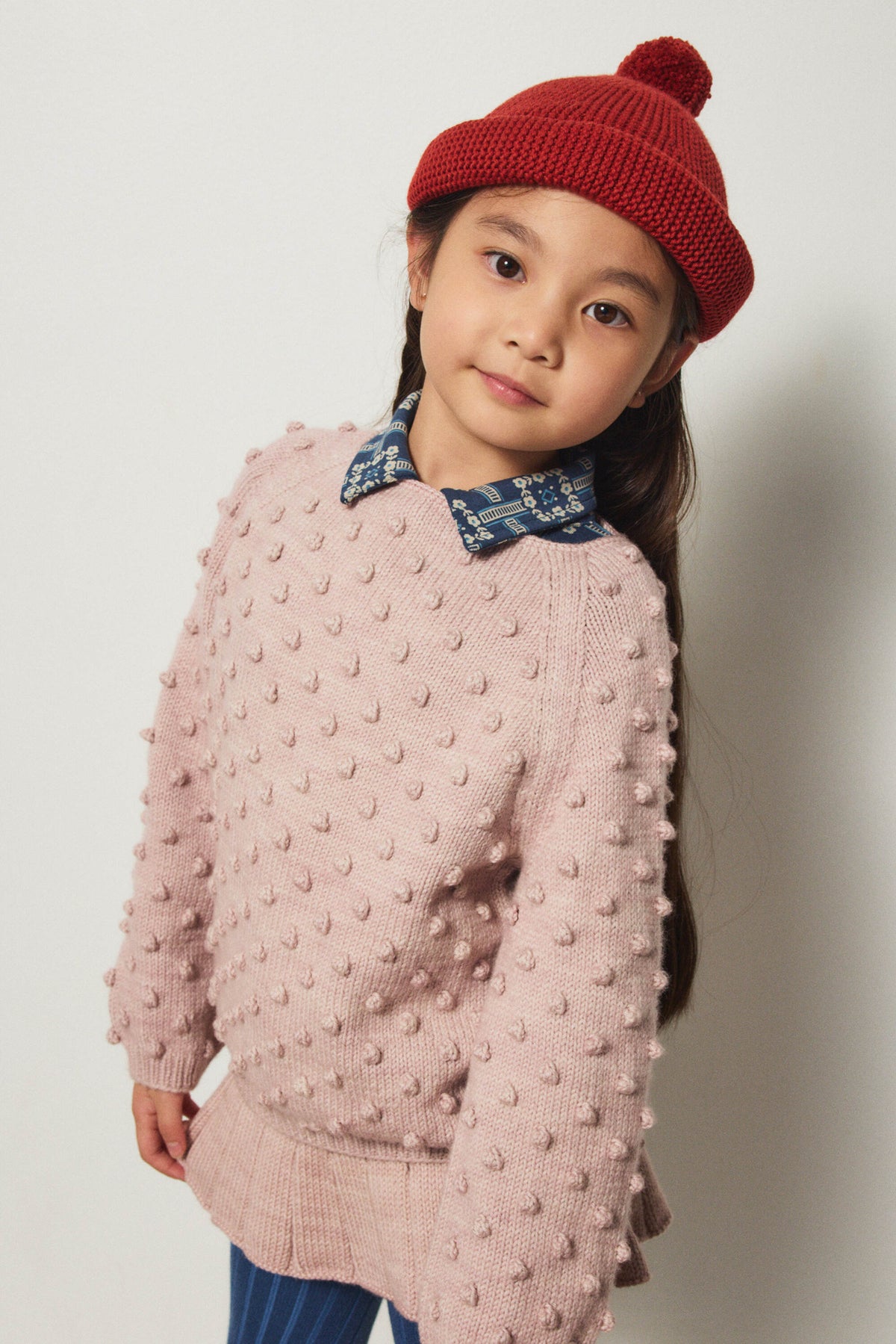 Misha & Puff-Original Popcorn Sweater Candyfloss