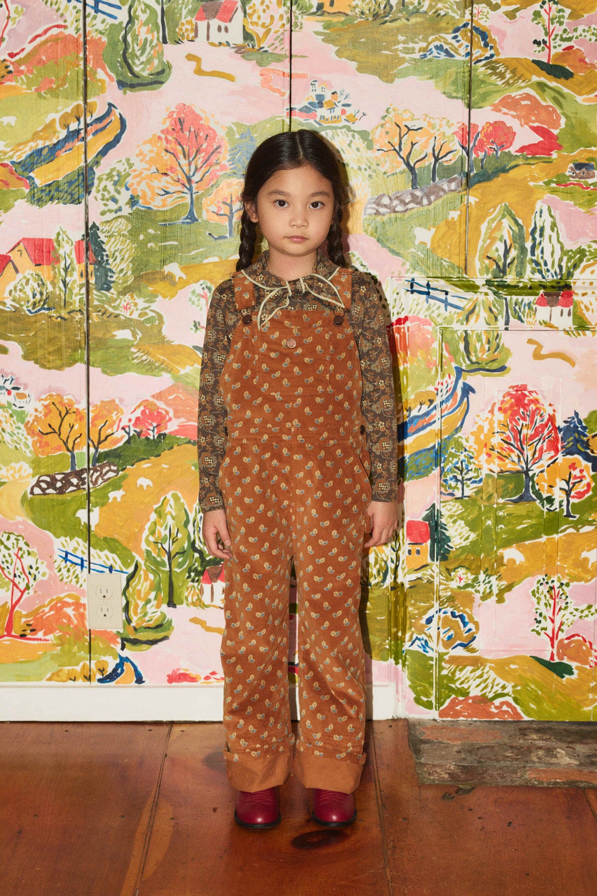 Misha & Puff-Scout Top Bark Calico Hearts
