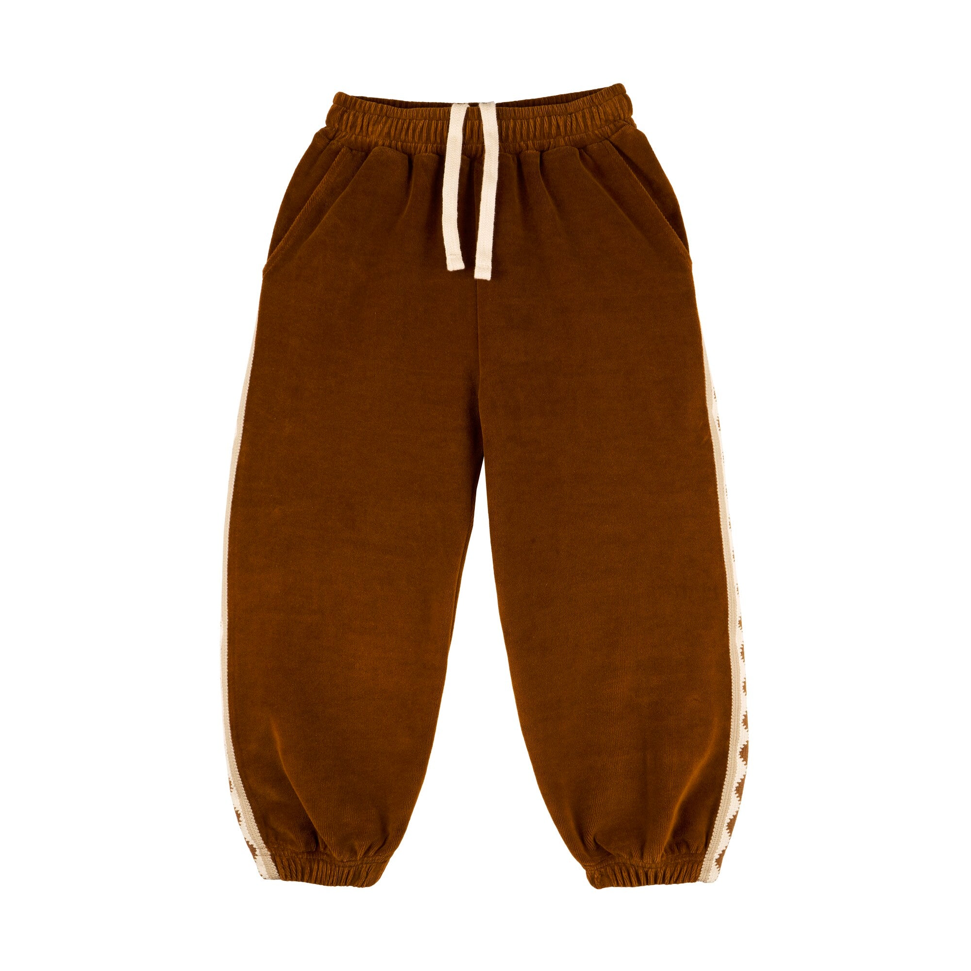 Morning Mess Therapy-New Gino Sweatpants Relaxed Fit Caramel Velvet