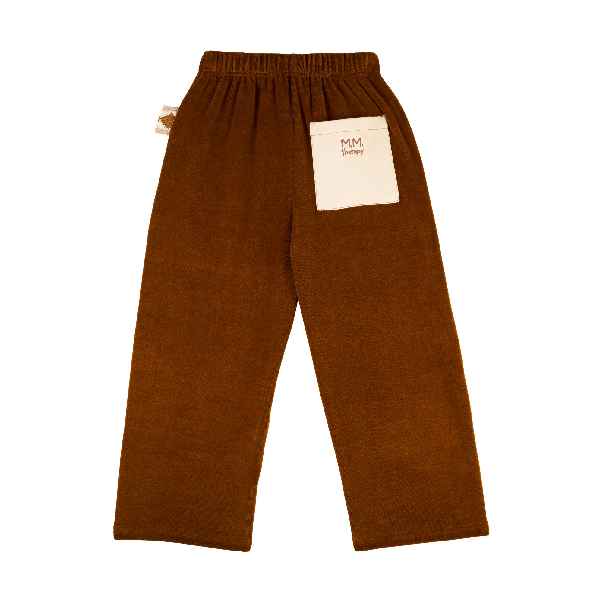 Morning Mess Therapy-Molly Sweatpants Carrot Fit Caramel Velvet