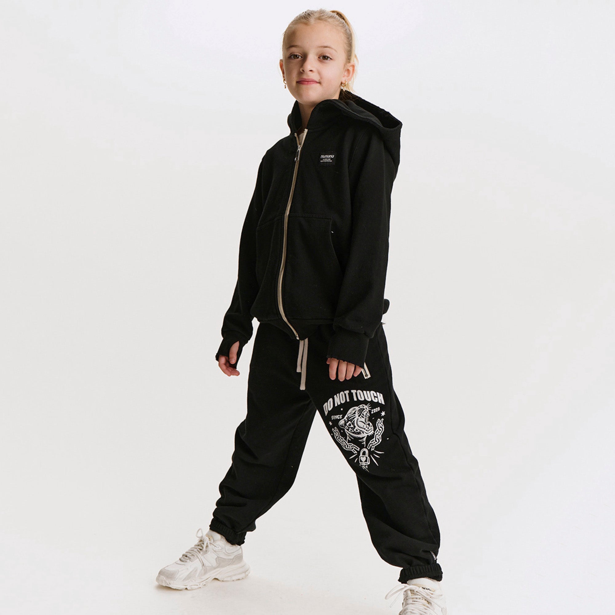 Nununu-Love Nu Zip Hoodie Black