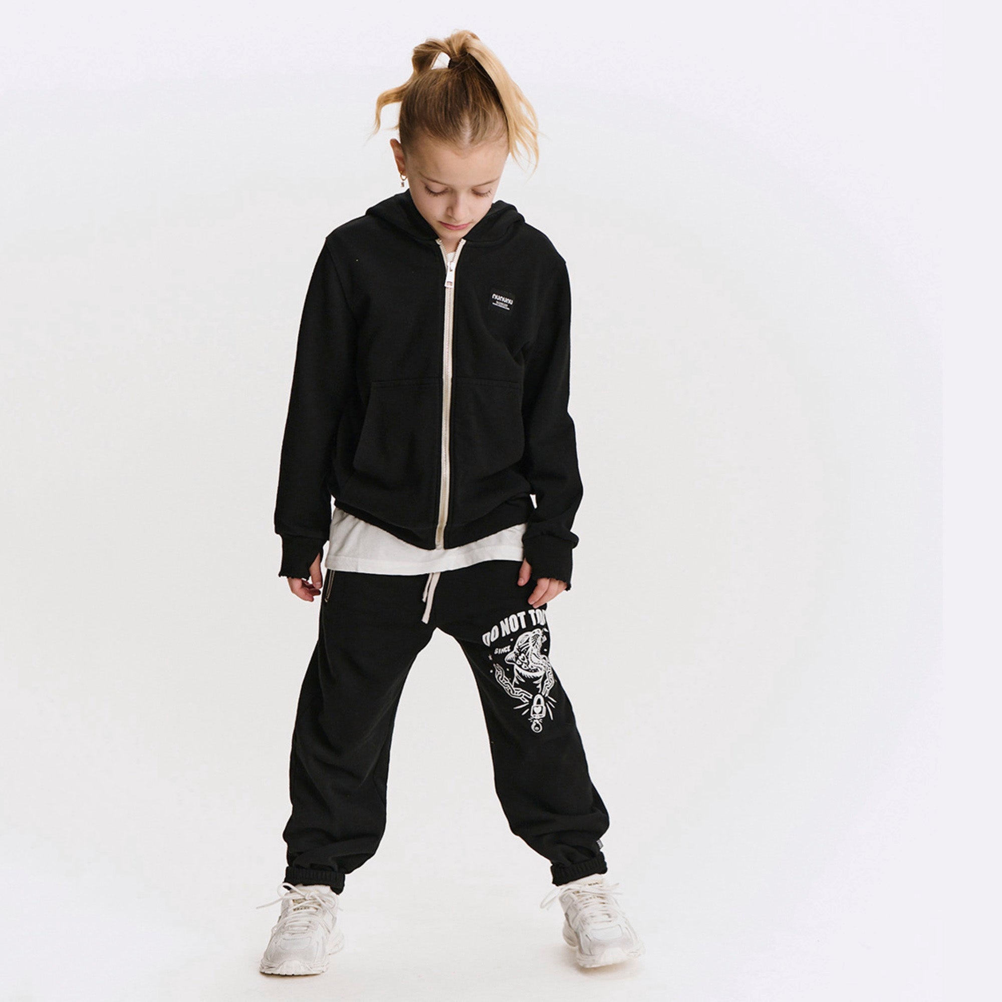 Nununu-Love Nu Zip Hoodie Black