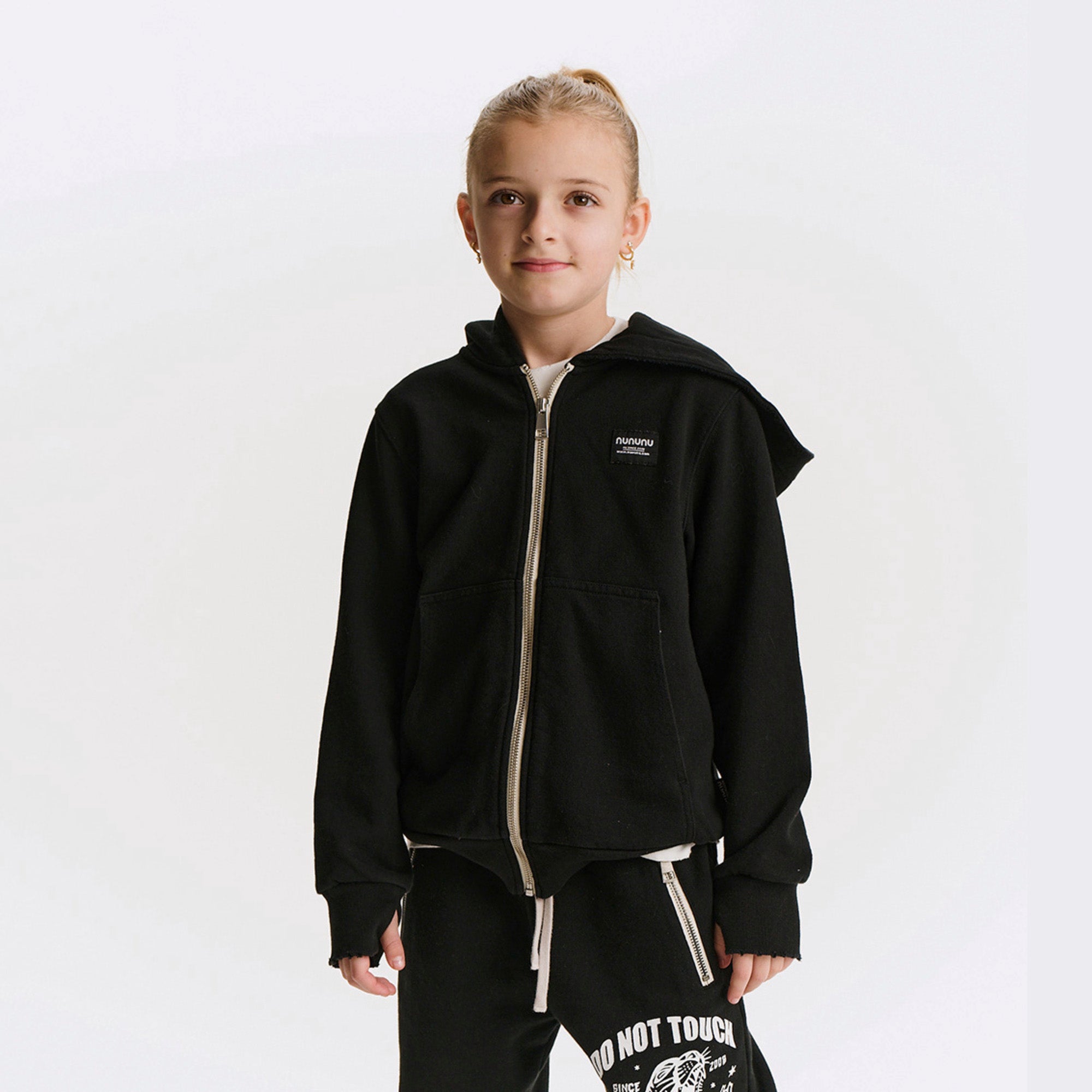 Nununu-Love Nu Zip Hoodie Black