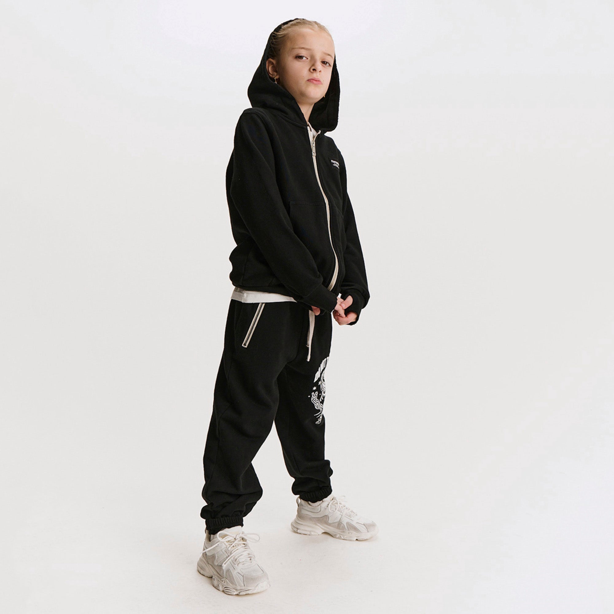 Nununu-Love Nu Zip Hoodie Black