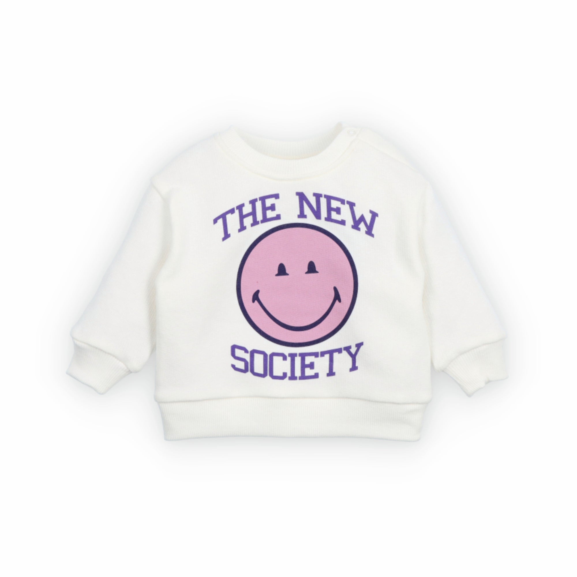 The New Society-Smiley Baby Sweatshirt