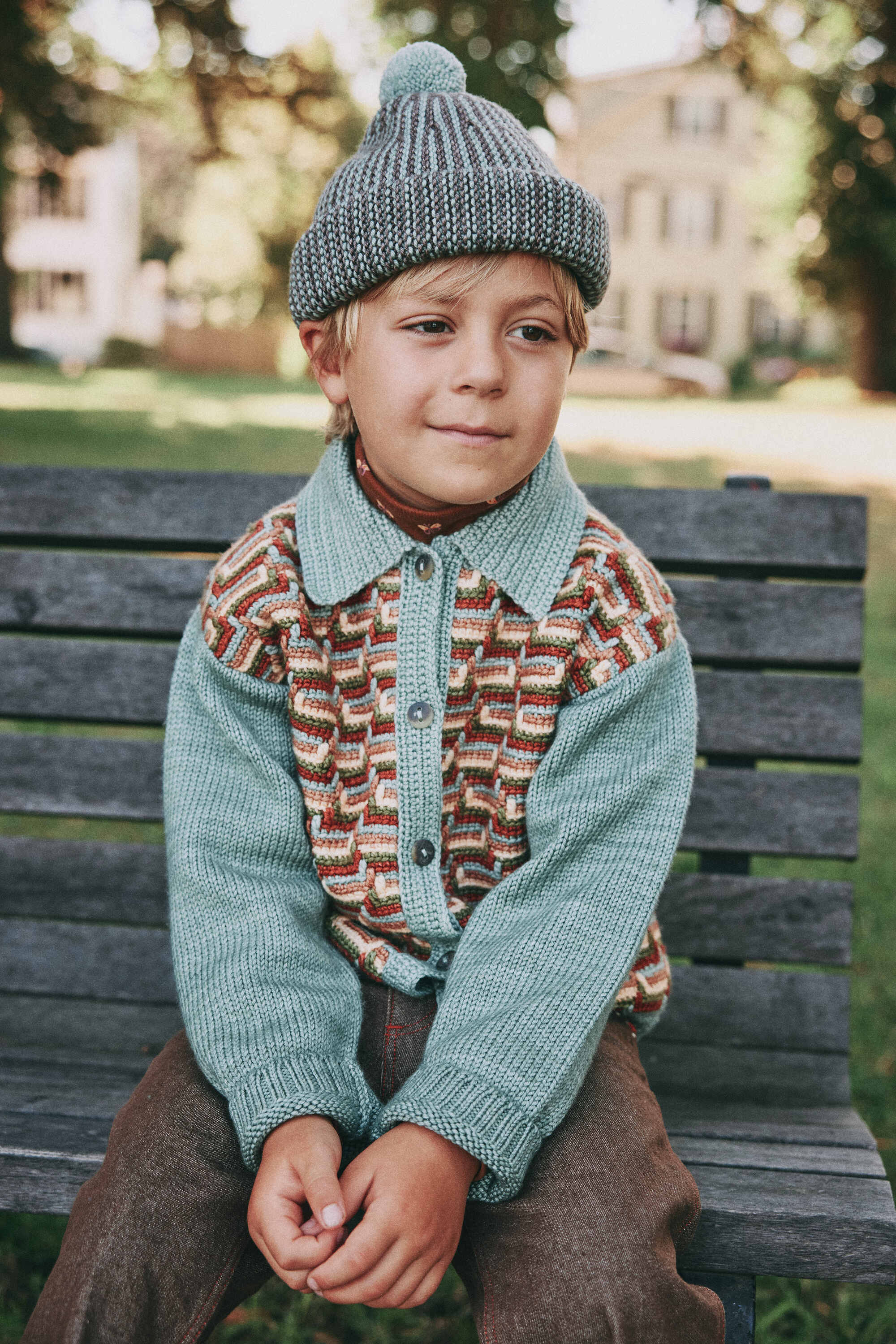 Misha & Puff-Stair Step Cardigan Onsen
