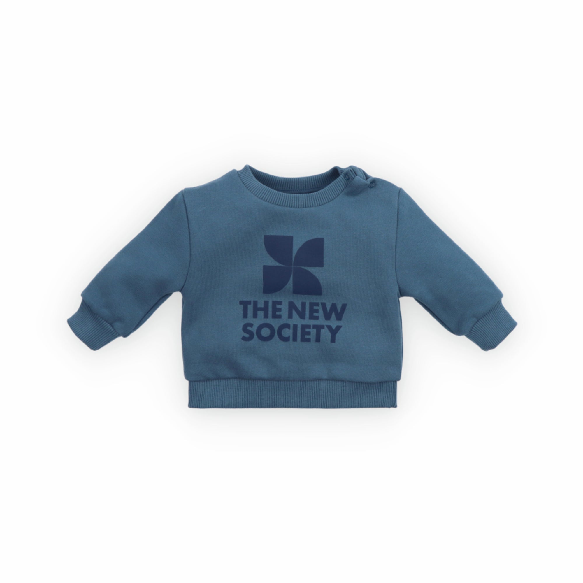 The New Society-TNS Logo Baby Sweatshirt Void Blue