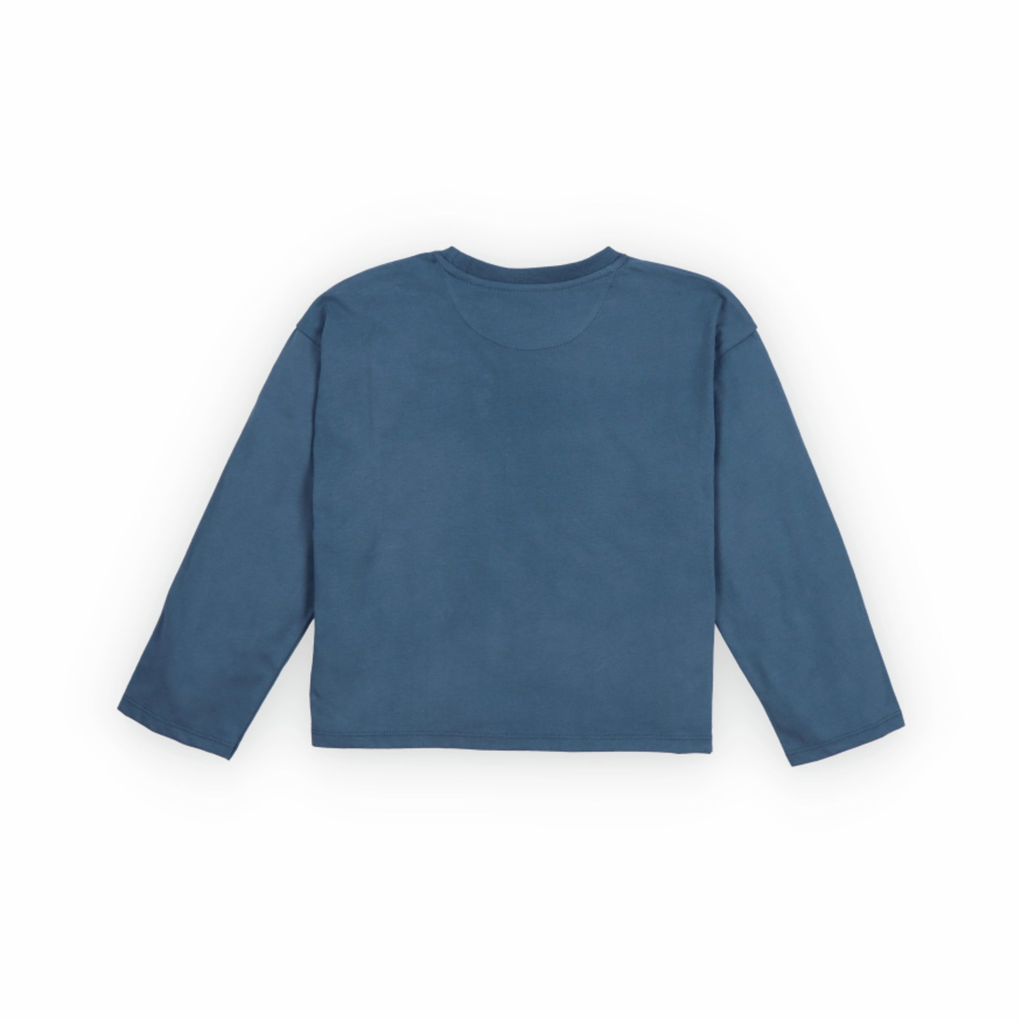 The New Society-TNS Logo Long Sleeve T-shirt Void Blue