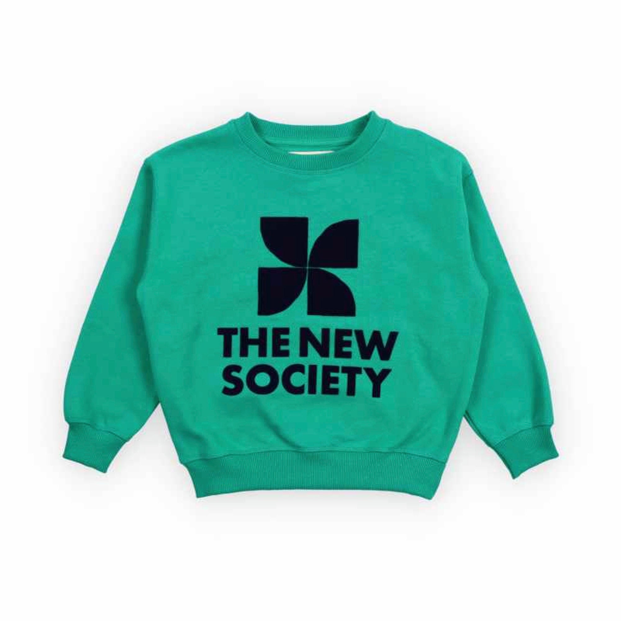 The New Society-TNS Logo Sweatshirt Radiant Emeral