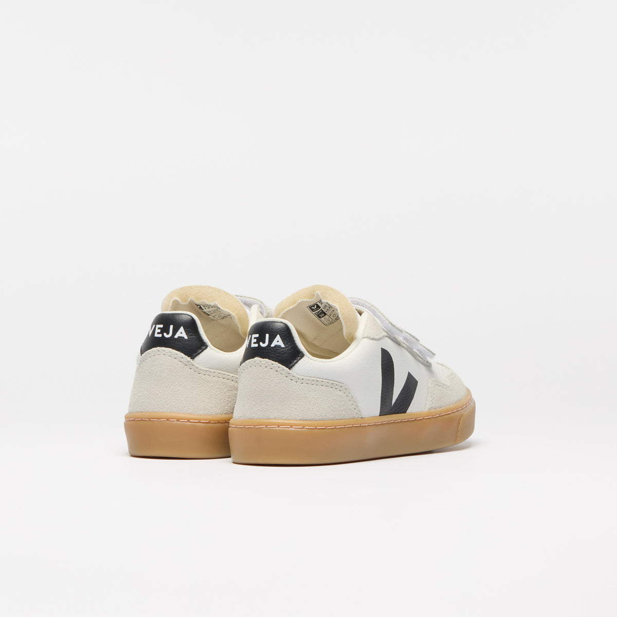 Veja-Small V-90 White_Black_Natural