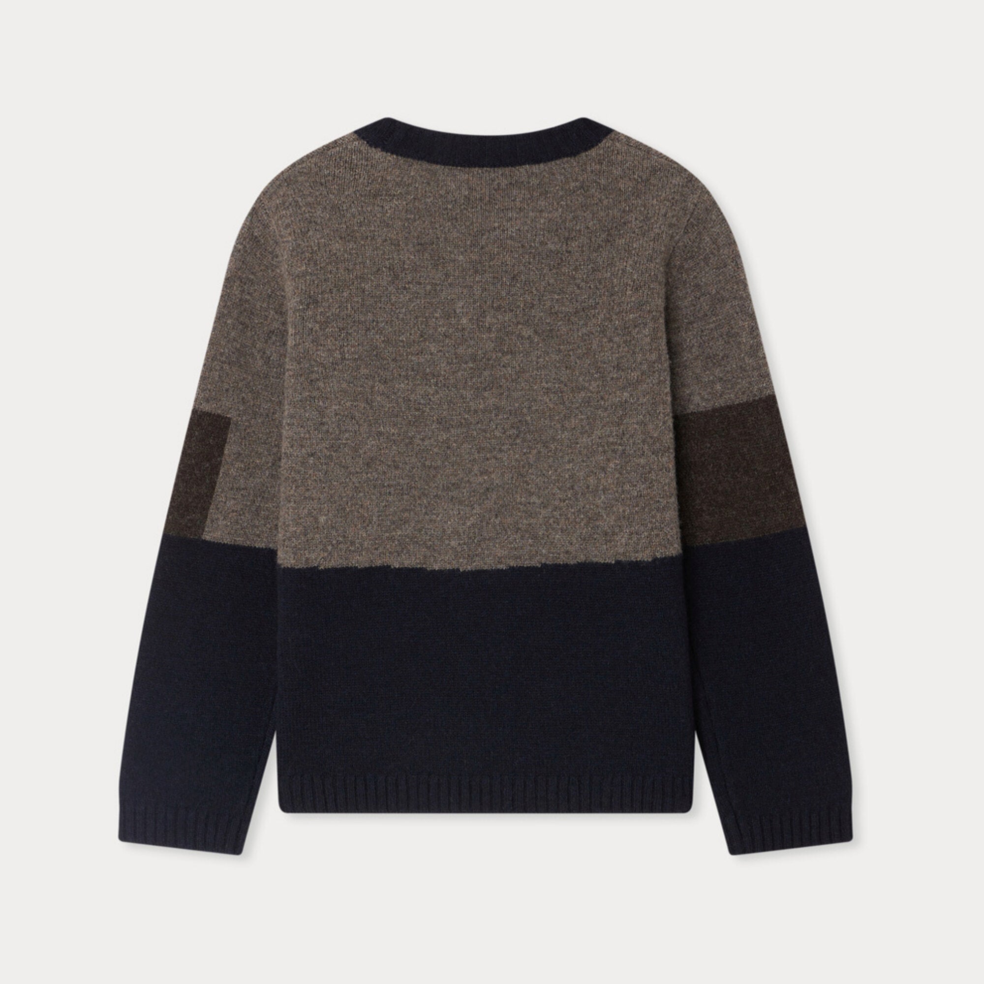 Bonpoint-Jean jacquard sweater with Bonpoint cinema design in wool