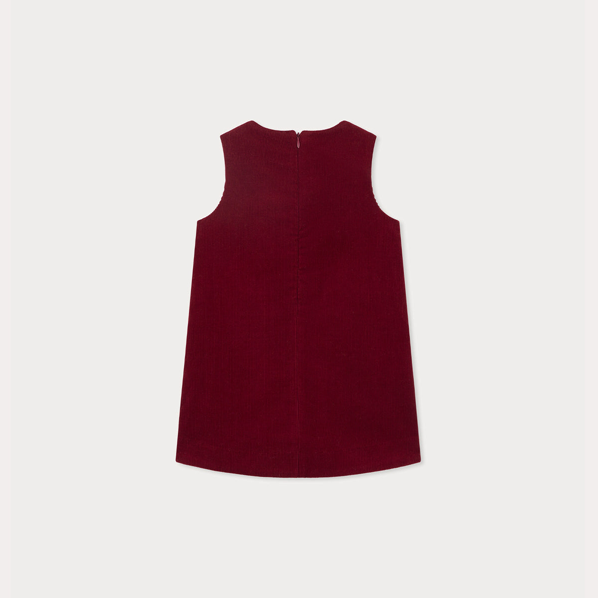 Bonpoint-Jolla cherry embroidered corduroy dress