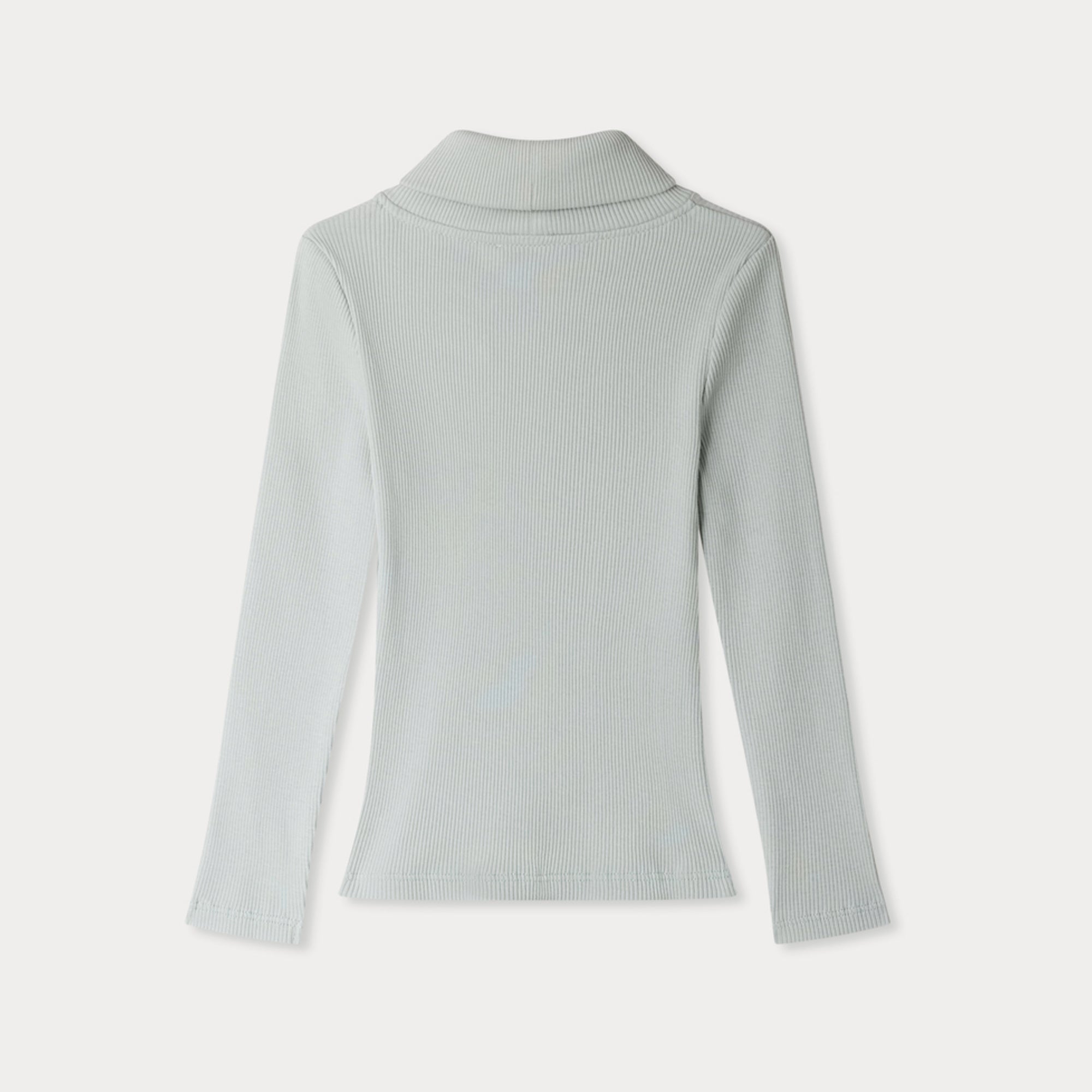 Bonpoint-Tahiti organic cotton turtleneck t-shirt in green