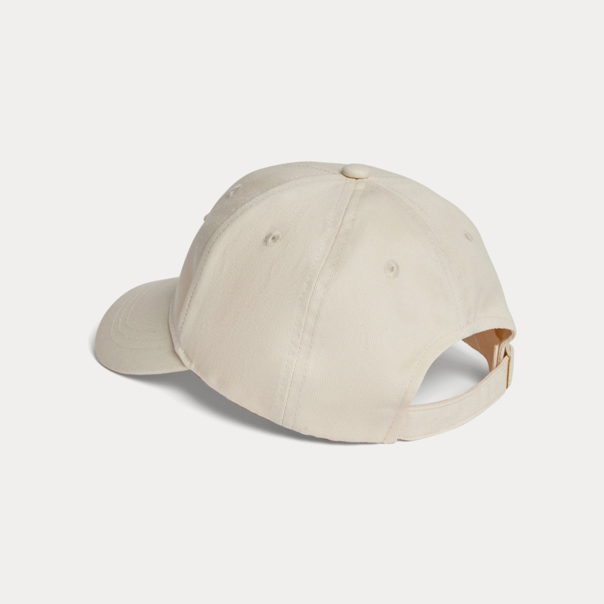 Bonpoint-Ivory Cherry Embroidered Duckbill Cap