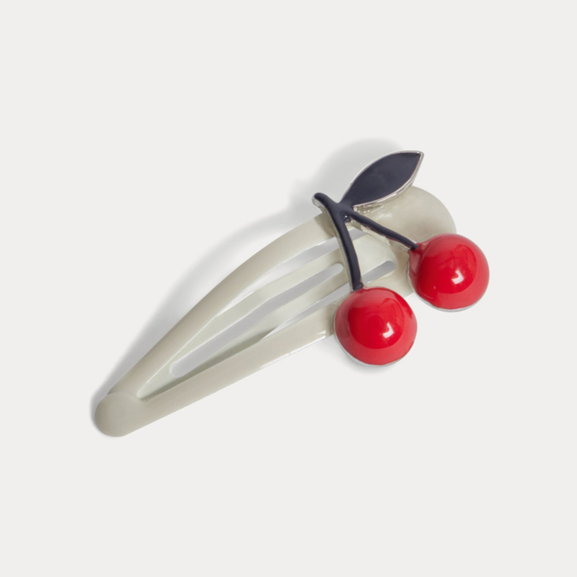 Bonpoint-Girls White Cherry Hair Clip