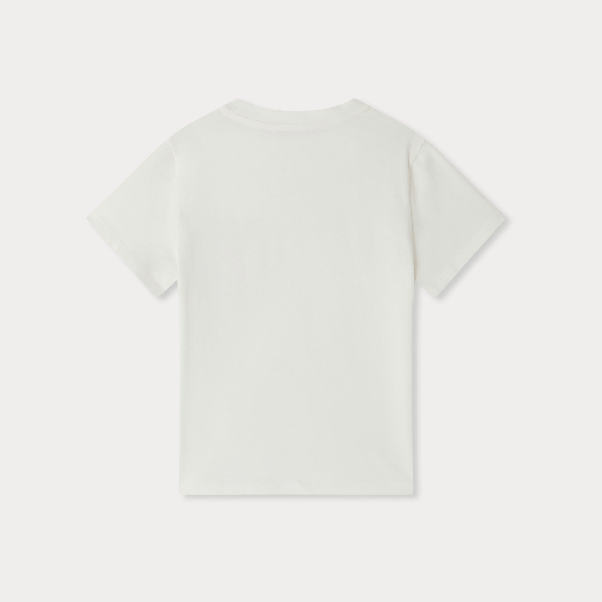 Bonpoint-Girls White Cherry Minimalist Cotton T-shirt