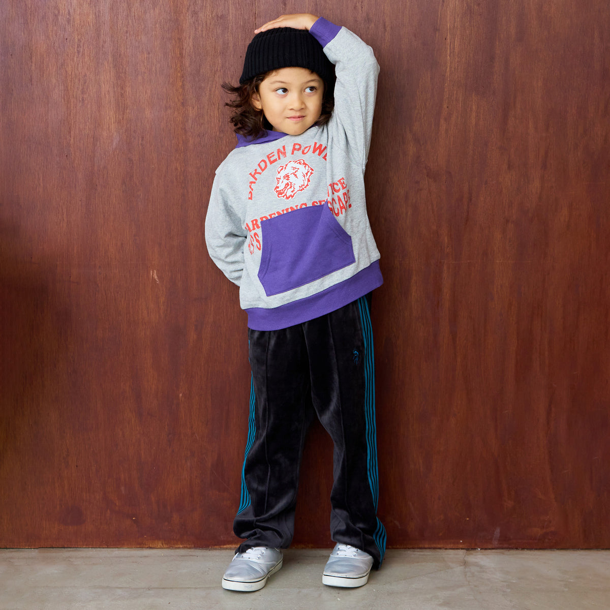 Markey's-Velour Track Pants Black