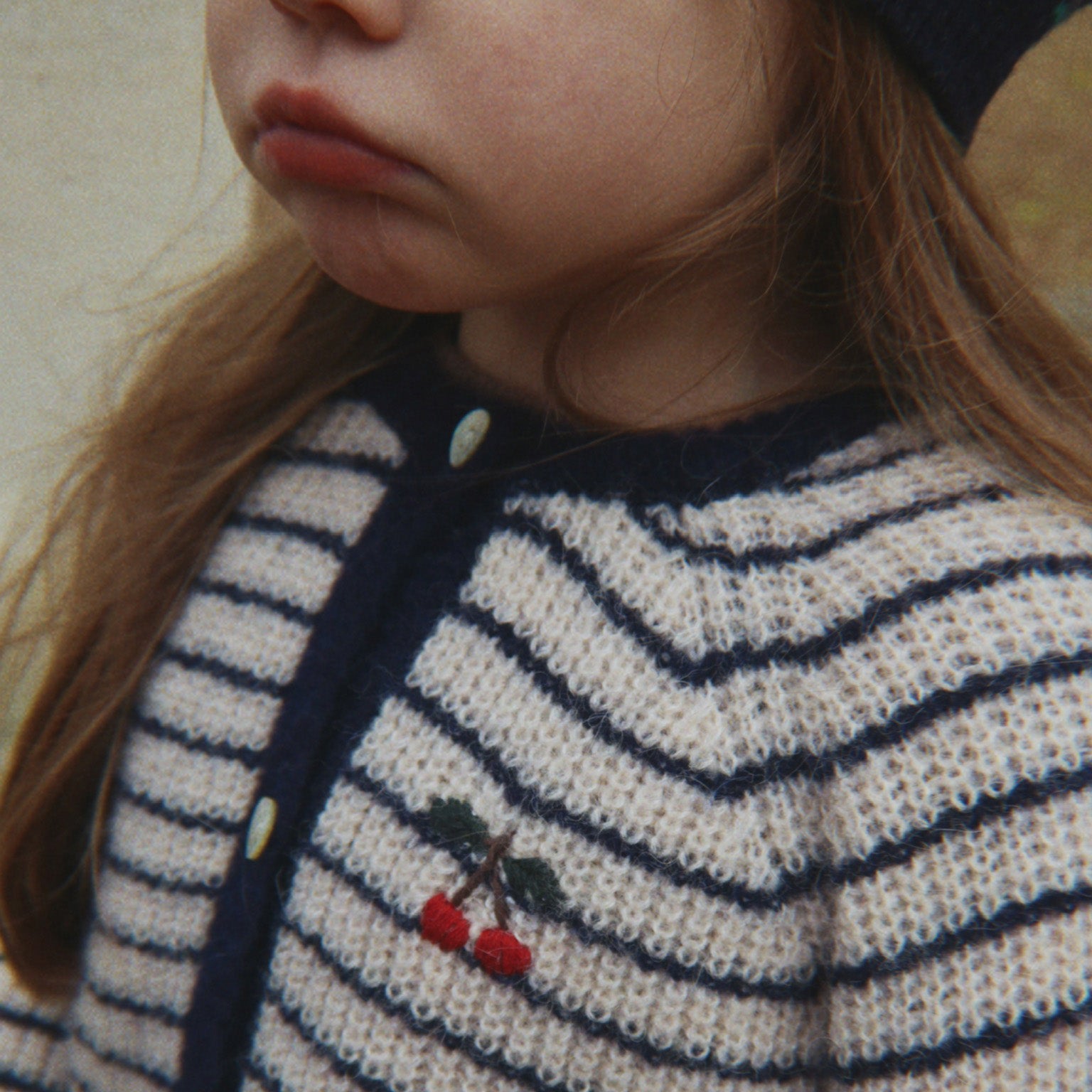Konges Sløjd-Barli Cardigan Navy Stripe