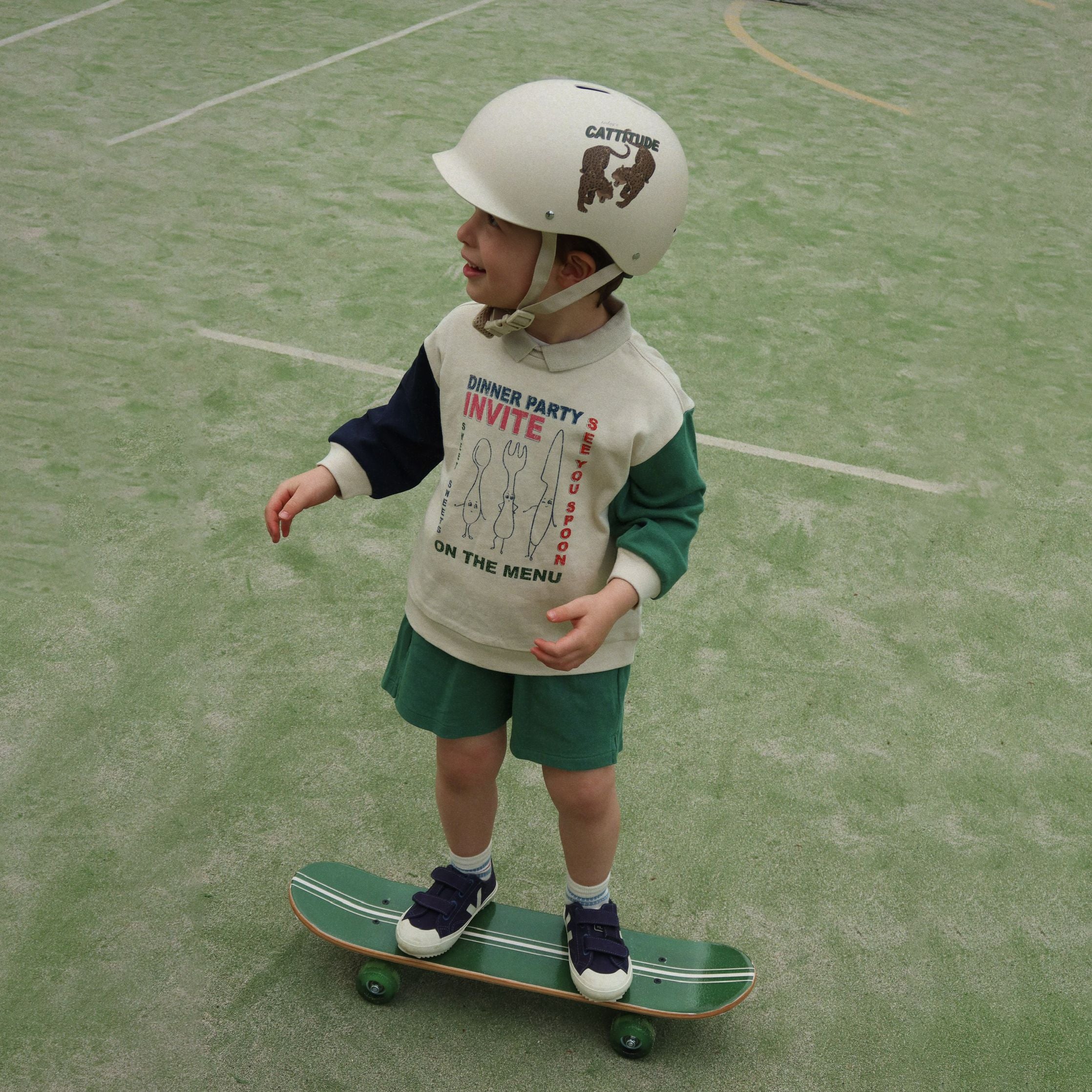 Konges Sløjd-Boys Spotty Ls Polo Gots Multi Color