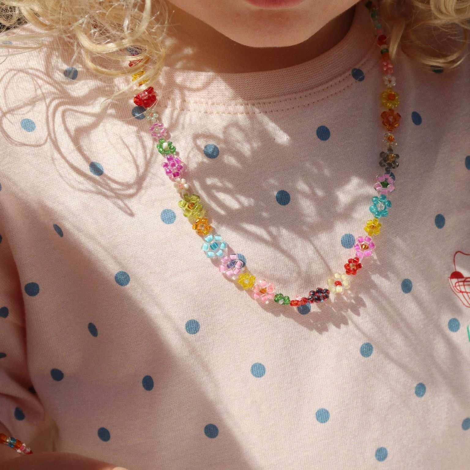 Konges Sløjd-Girl Lin Tee Set Gots Rosewater Dot