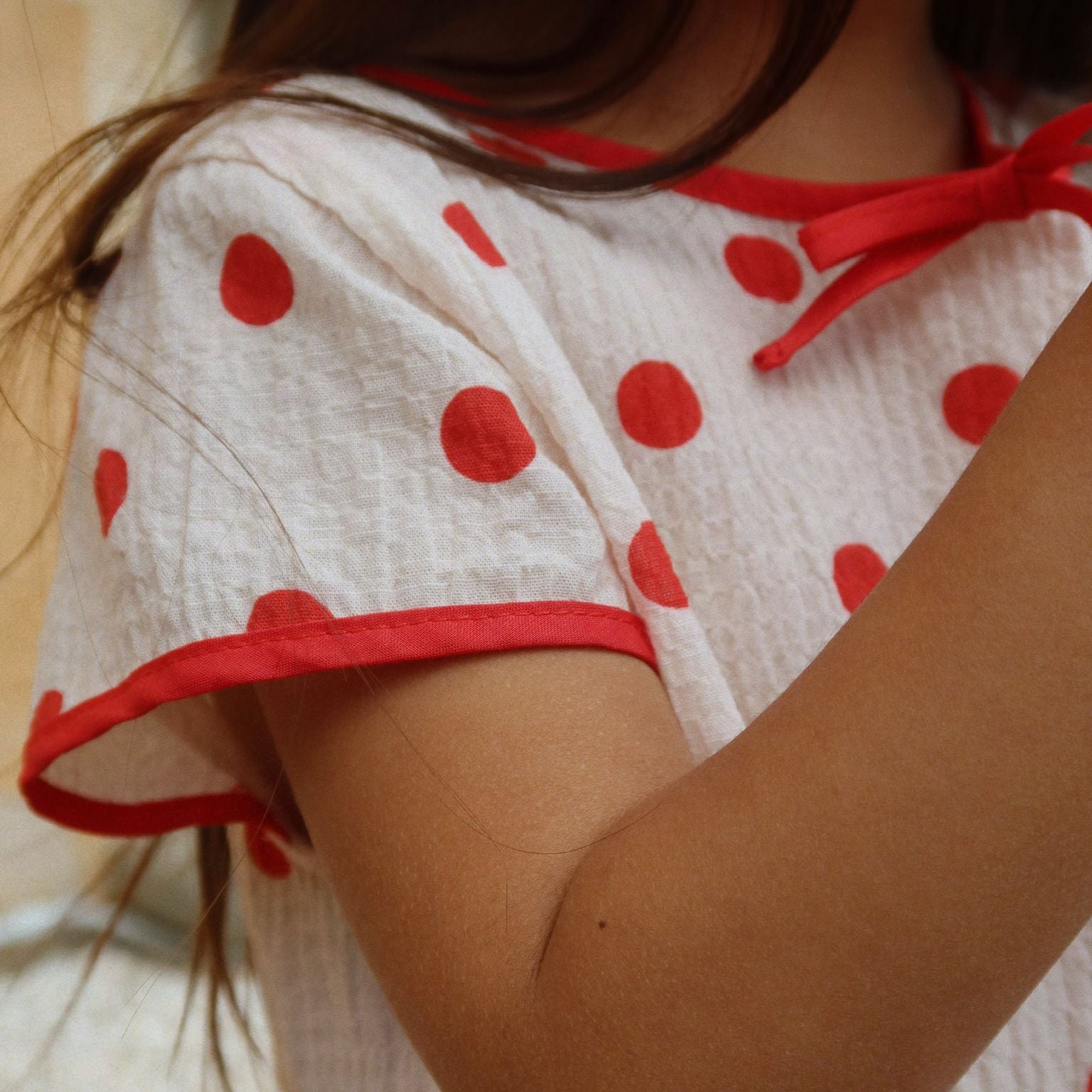 Konges Sløjd-Girls Vivo Dress Gots Red Dot