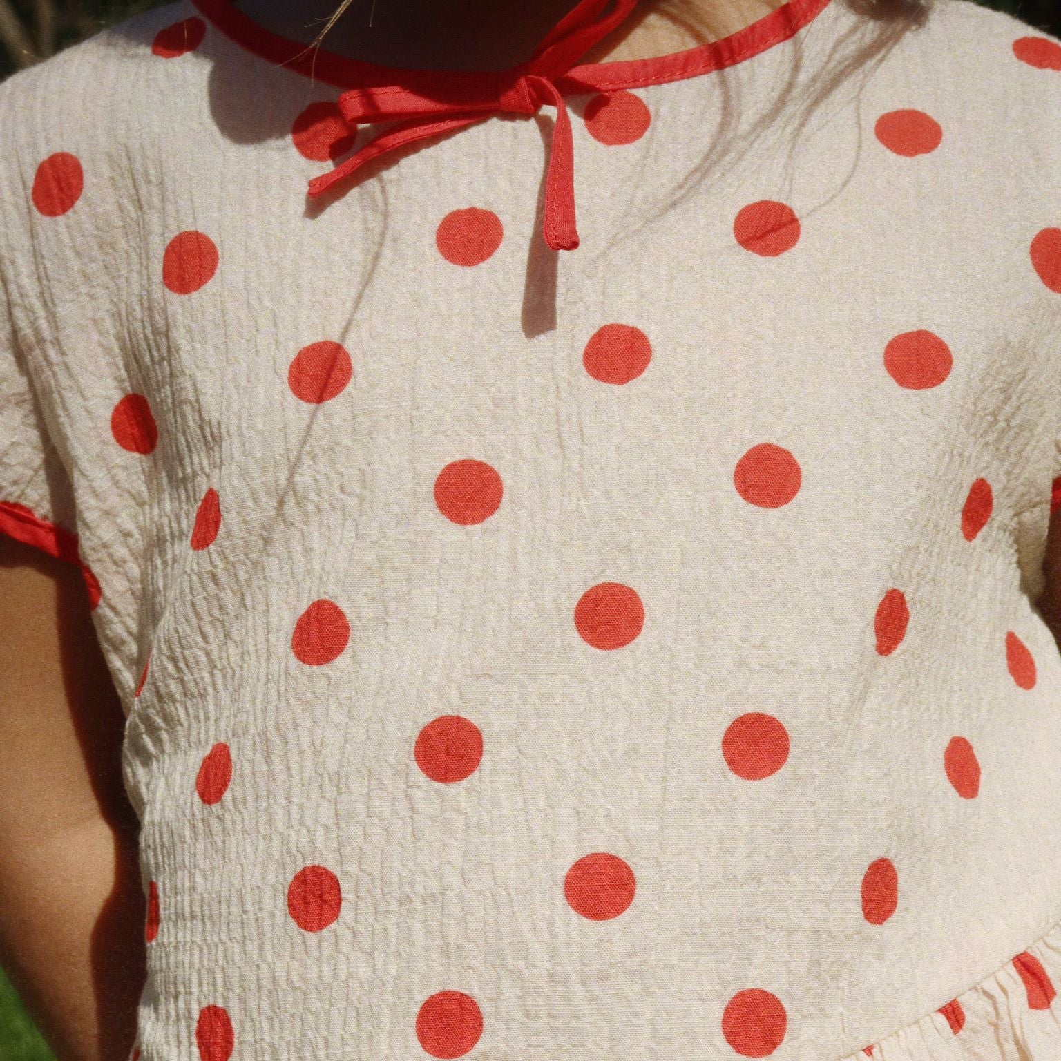 Konges Sløjd-Girls Vivo Dress Gots Red Dot