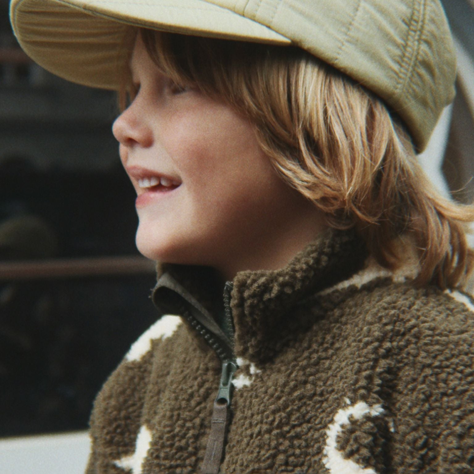Konges Sløjd-Jody Teddy Jacket Grs Dino Silhouette