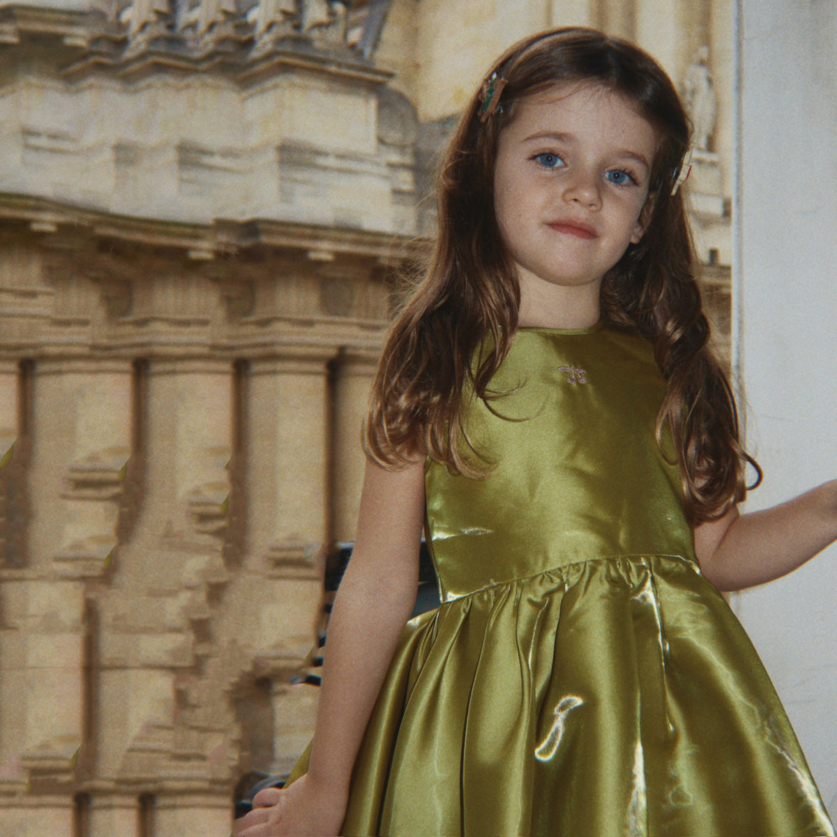 Konges Sløjd-Bellis Dress Grs Fir Green