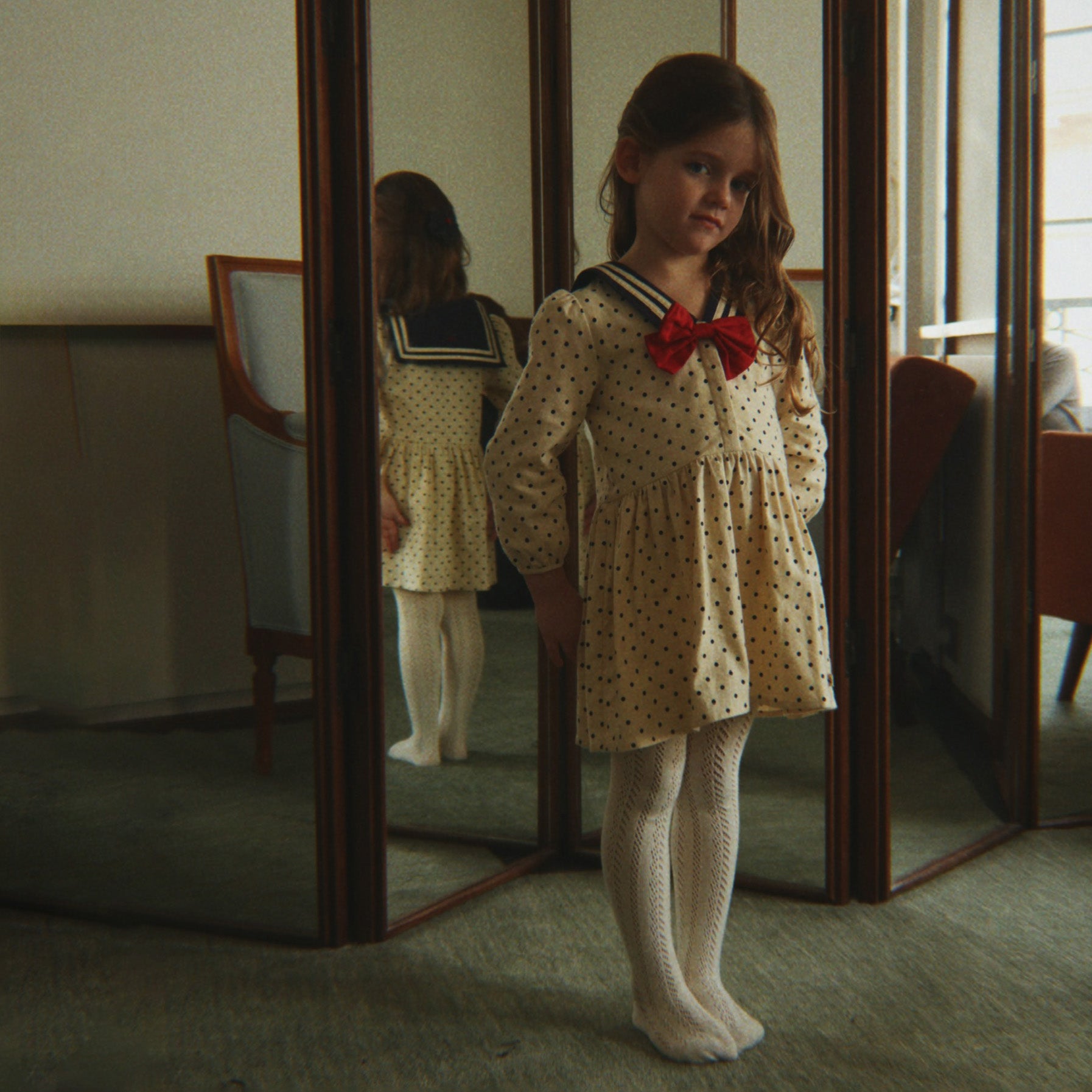 Konges Sløjd-Cali Dress Gots Dot Desert