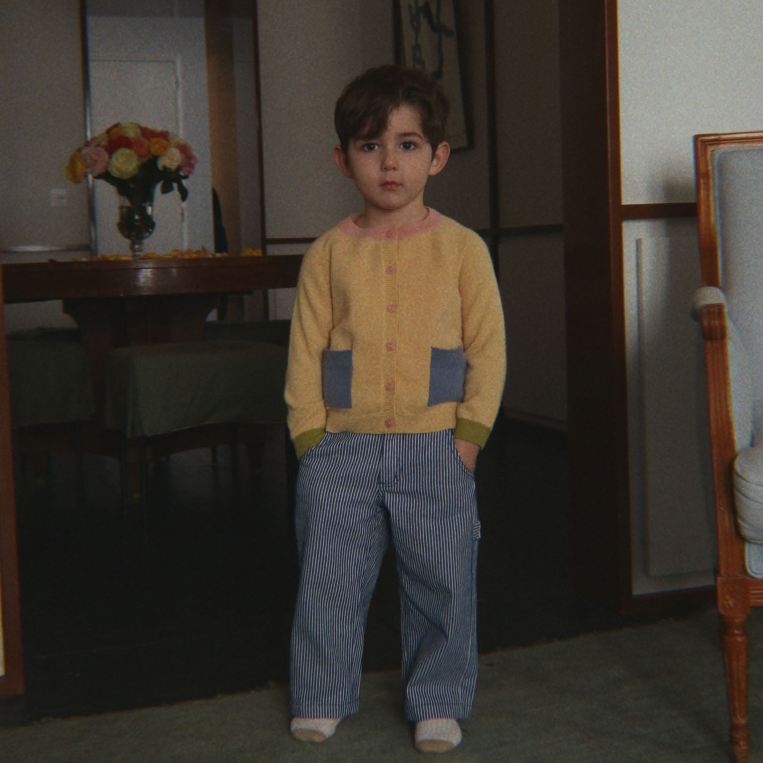 Konges Sløjd-Colletti Cardigan Yellow