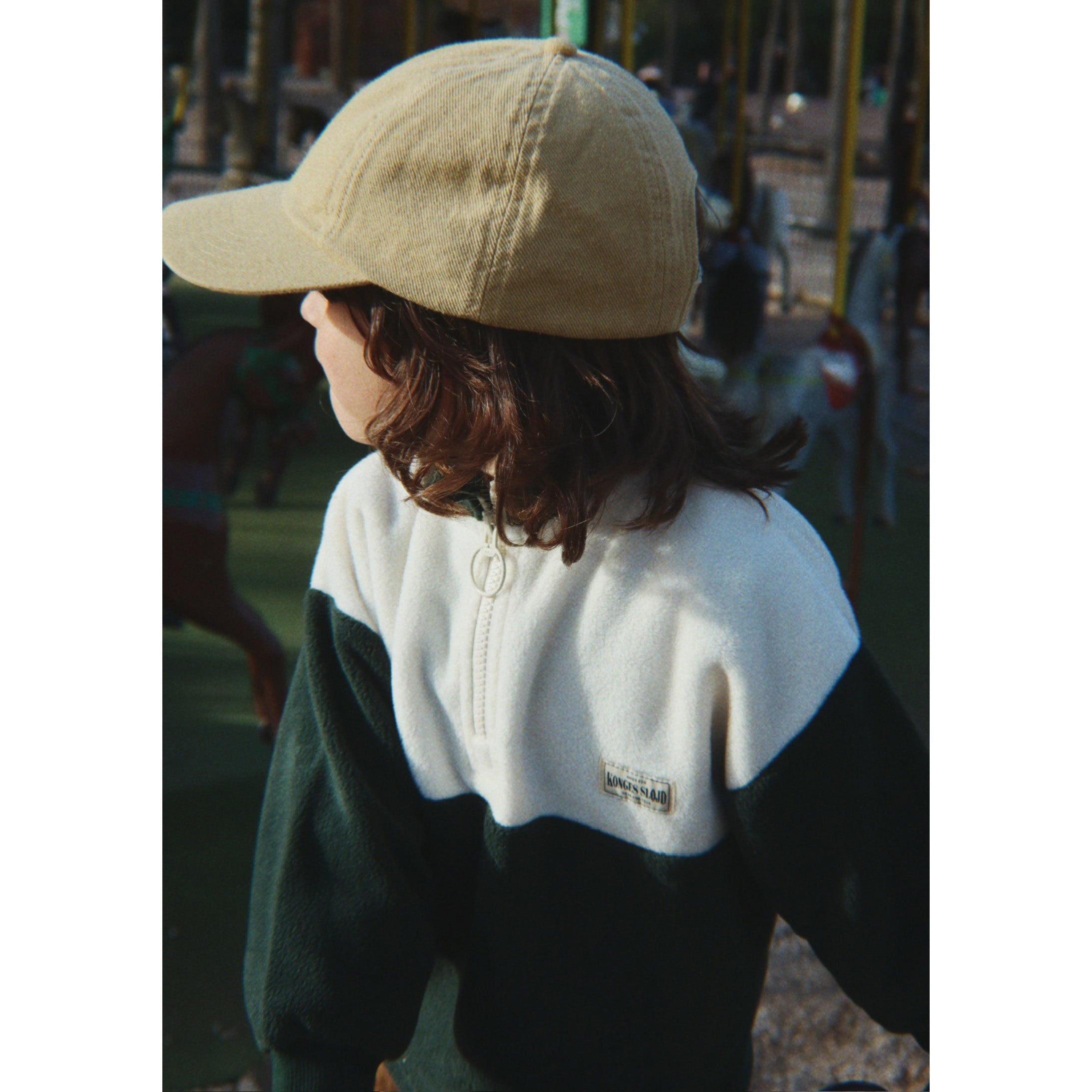 Konges Sløjd-Tavi Half Zip Grs Scarab