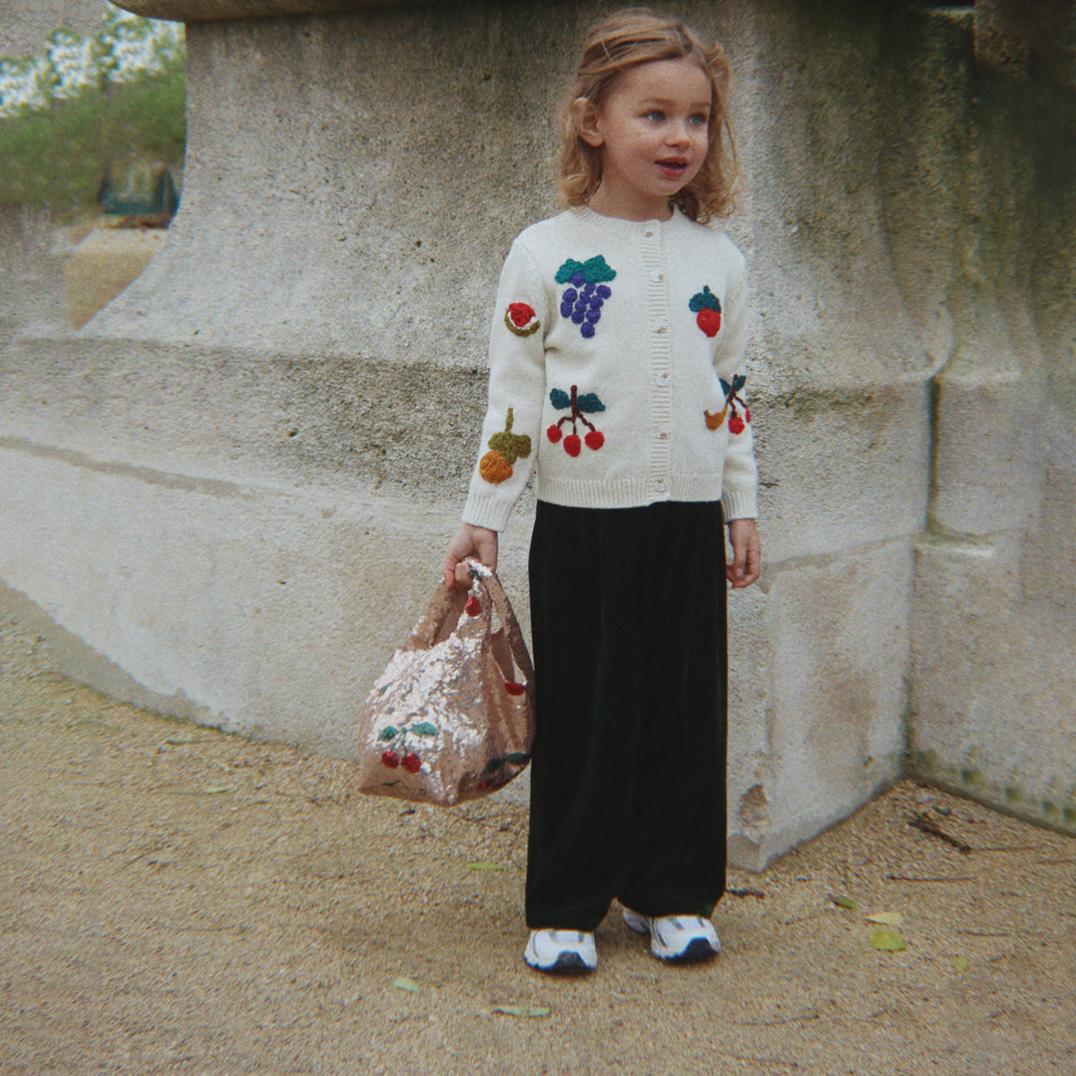Konges Sløjd-Fruity Cardigan Summer Sand