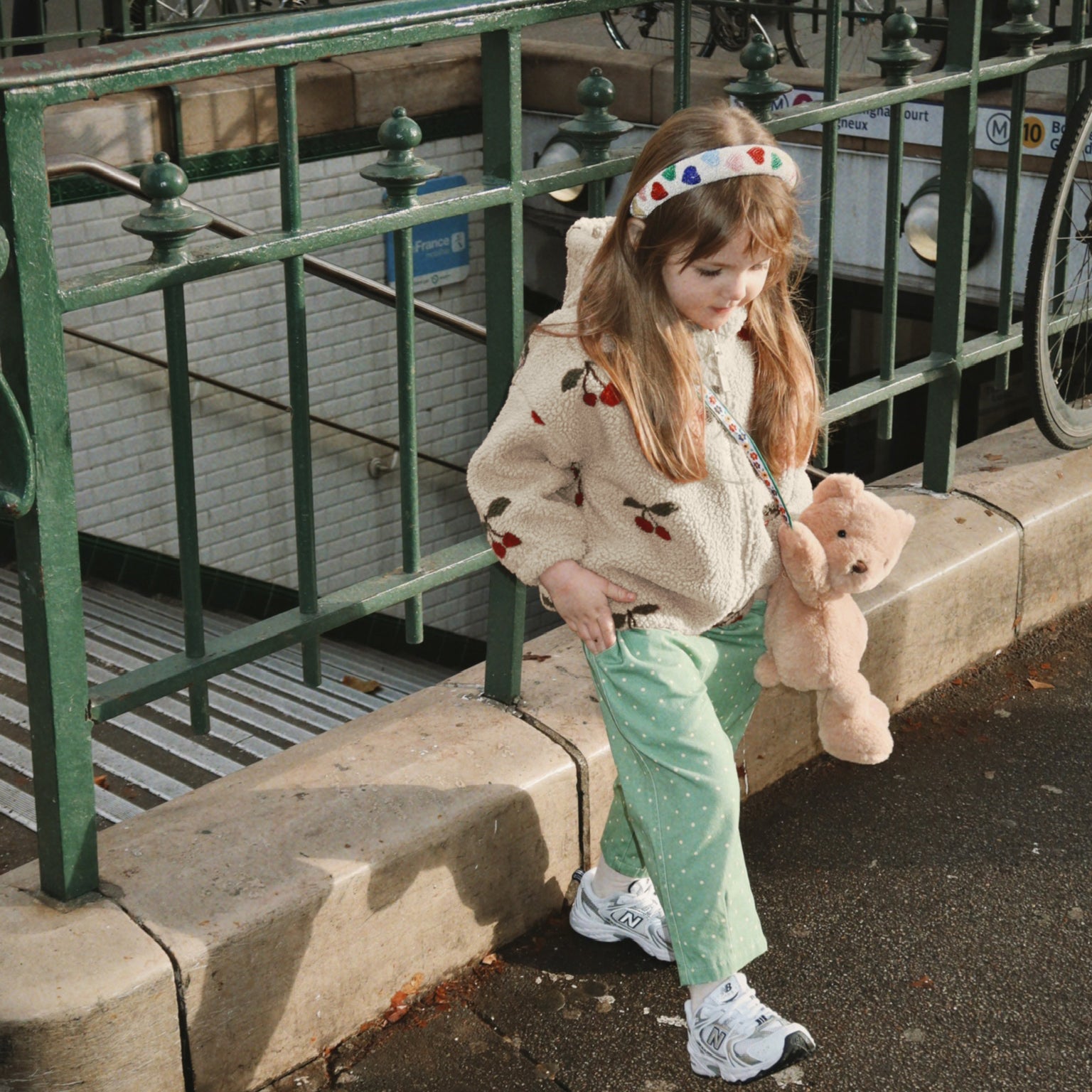 Konges Sløjd-Jody Teddy Hoodie Grs Ma Grande Cerise