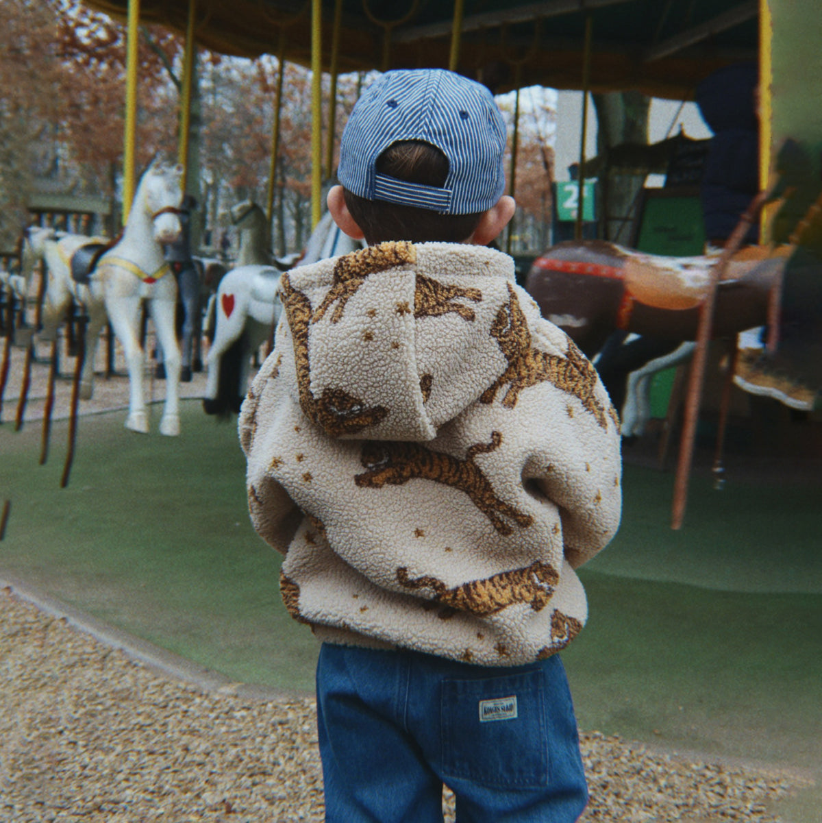 Konges Sløjd-Jody Teddy Hoodie Grs Tiger