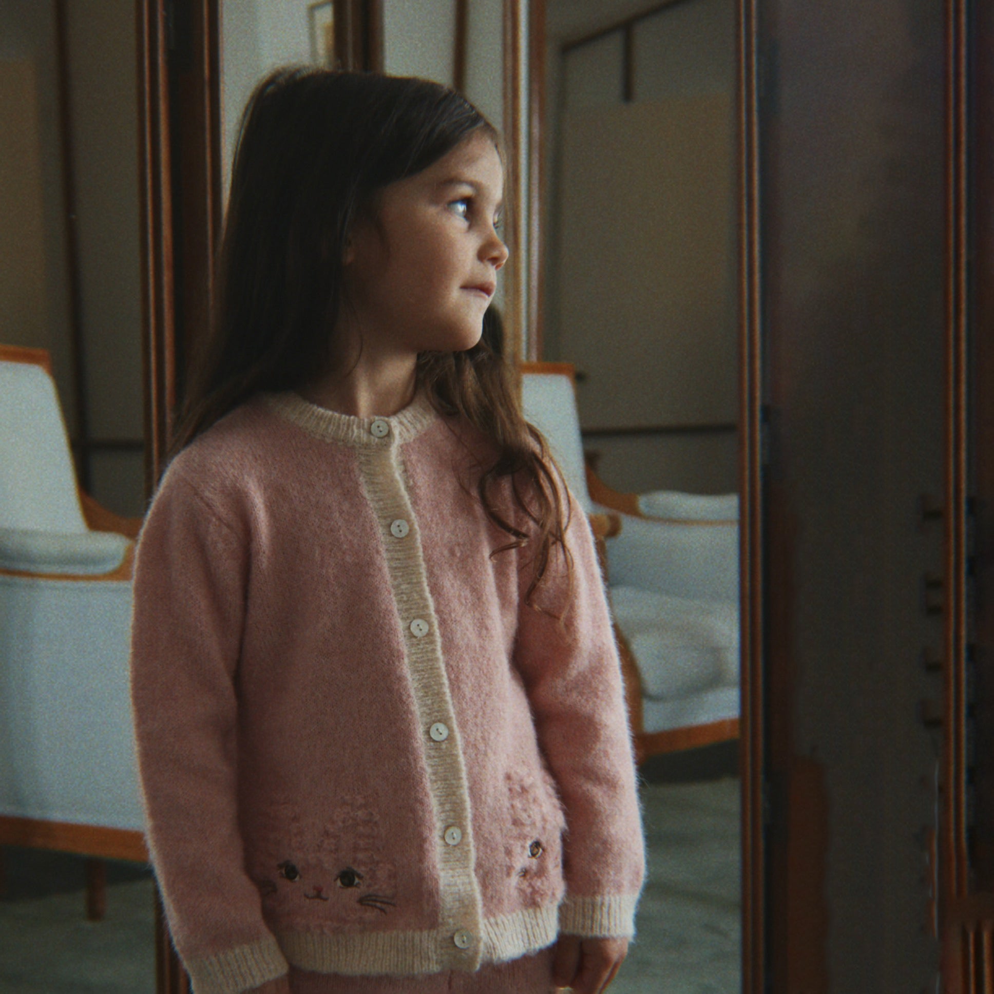 Konges Sløjd-Kitty Cardigan Silver Pink