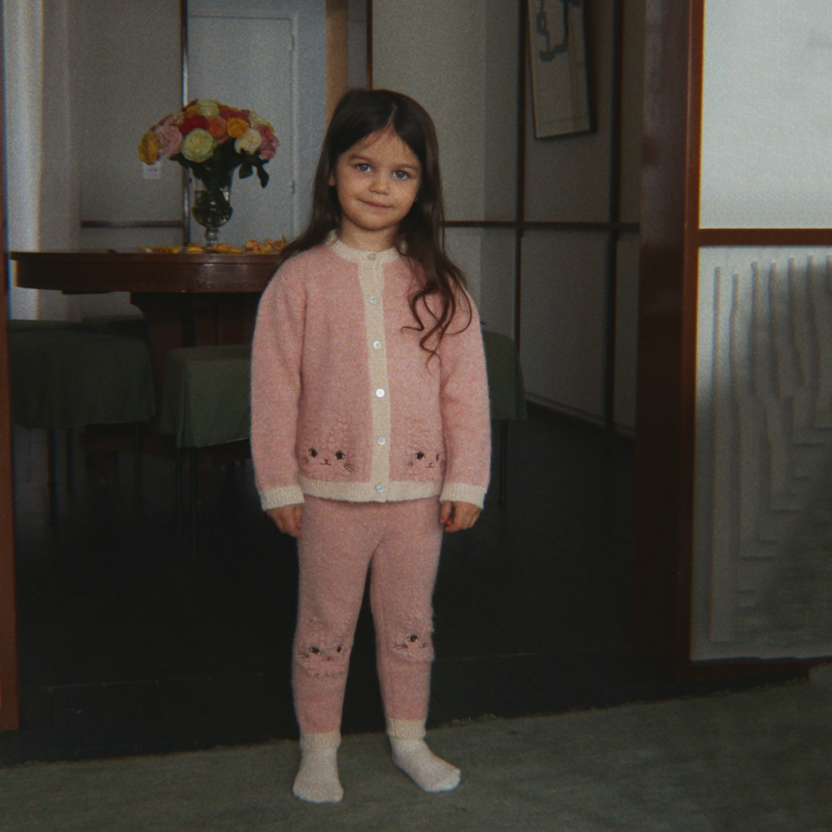 Konges Sløjd-Kitty Cardigan Silver Pink
