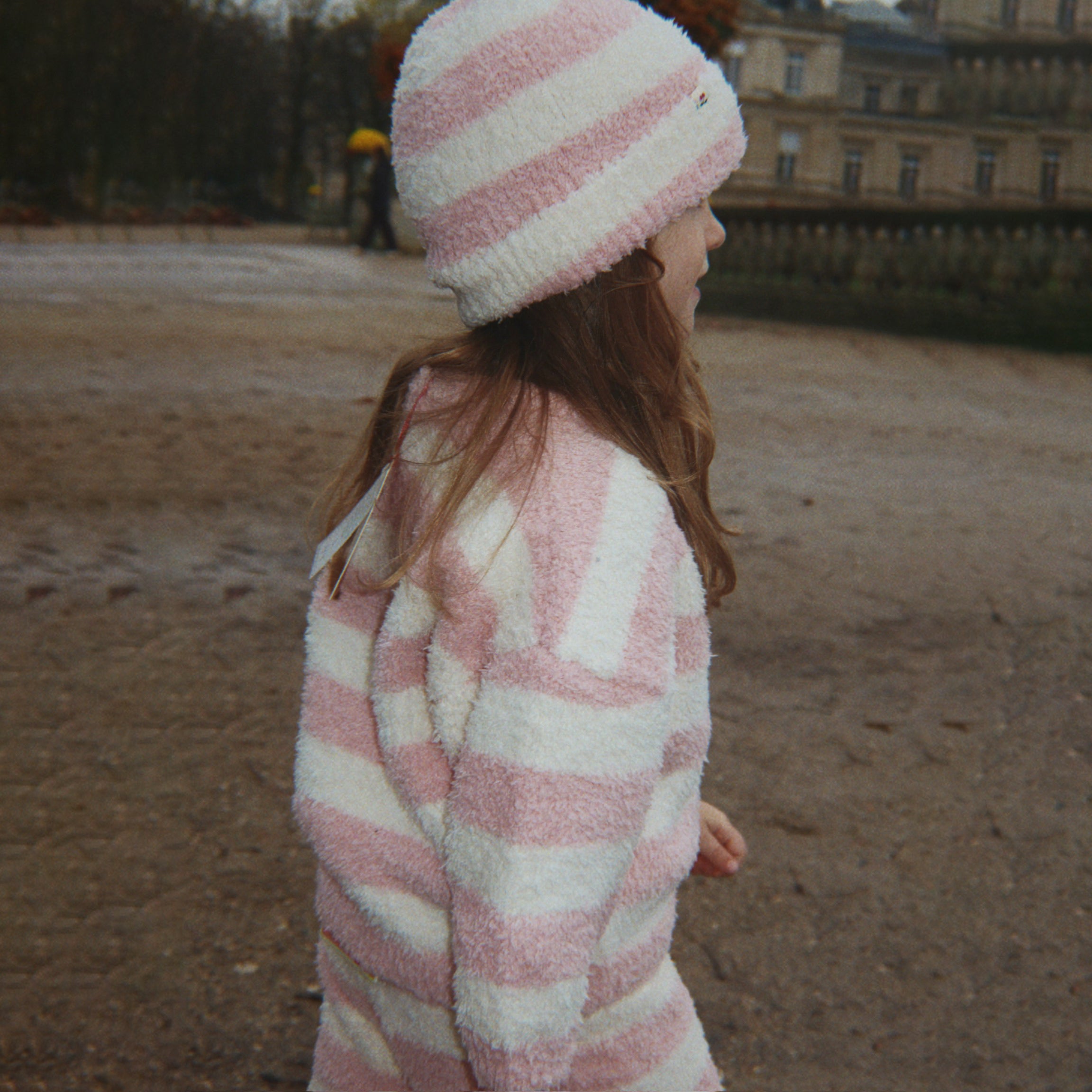 Konges Sløjd-Softy Beanie Rosy Stripe