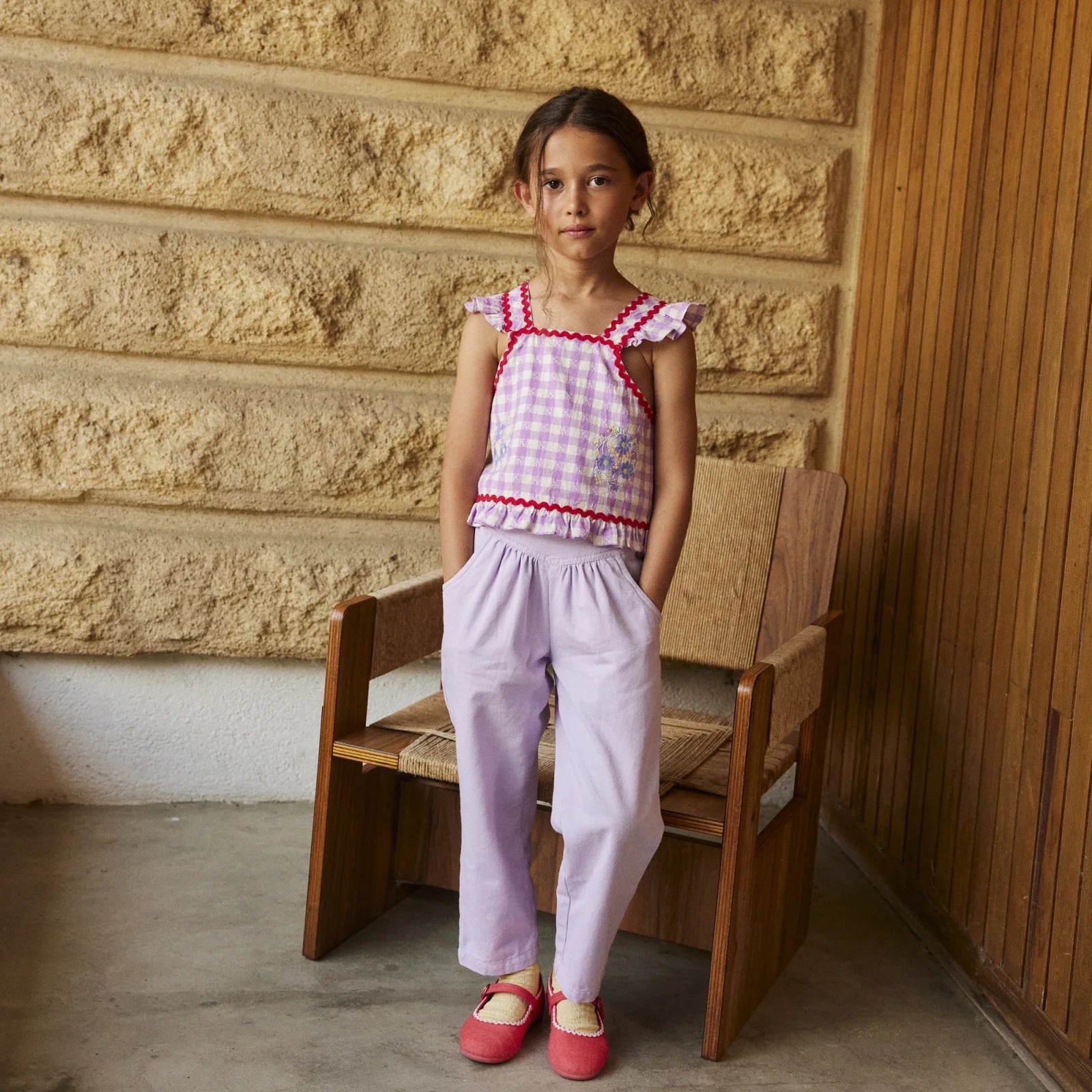 Hello Simone-Girls Iria Blouse Bloom