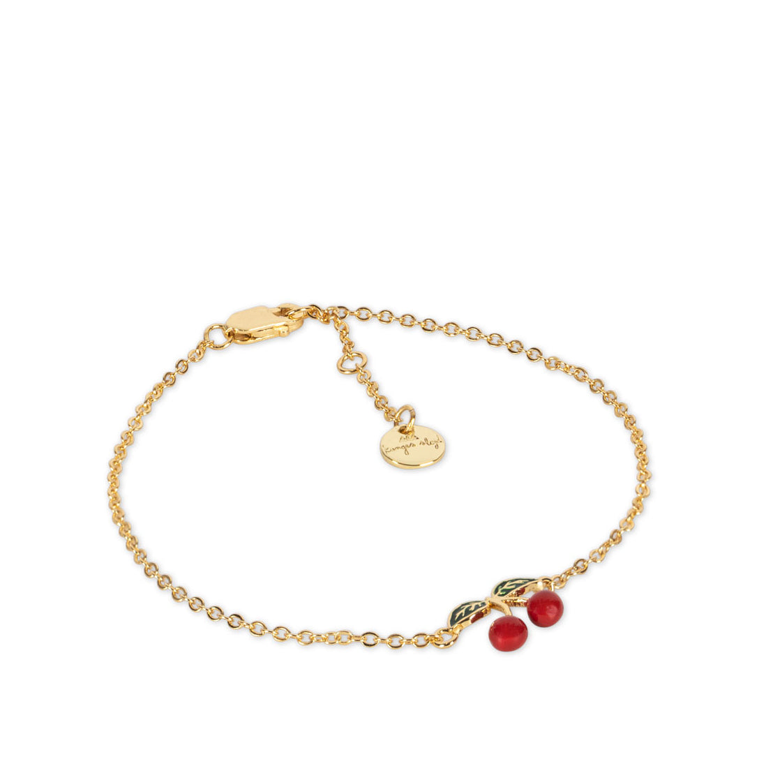 Konges Sløjd-24K Gold Plated Cherry Bracelet