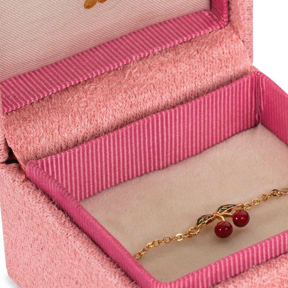 24K Gold Plated Cherry Bracelet