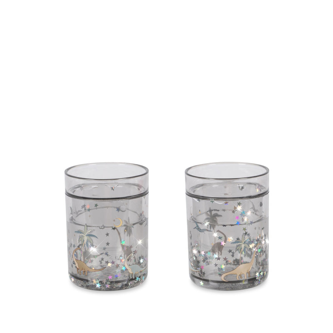 2 PACK GLITTER CUPS