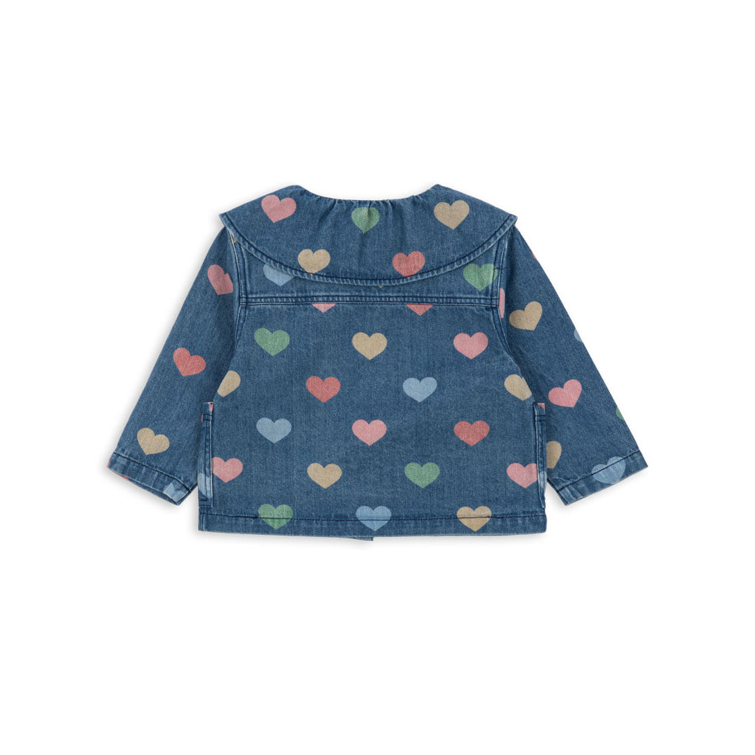 Konges Sløjd-Girls Magot Denim Shirt Gots Bon Coeur Colore