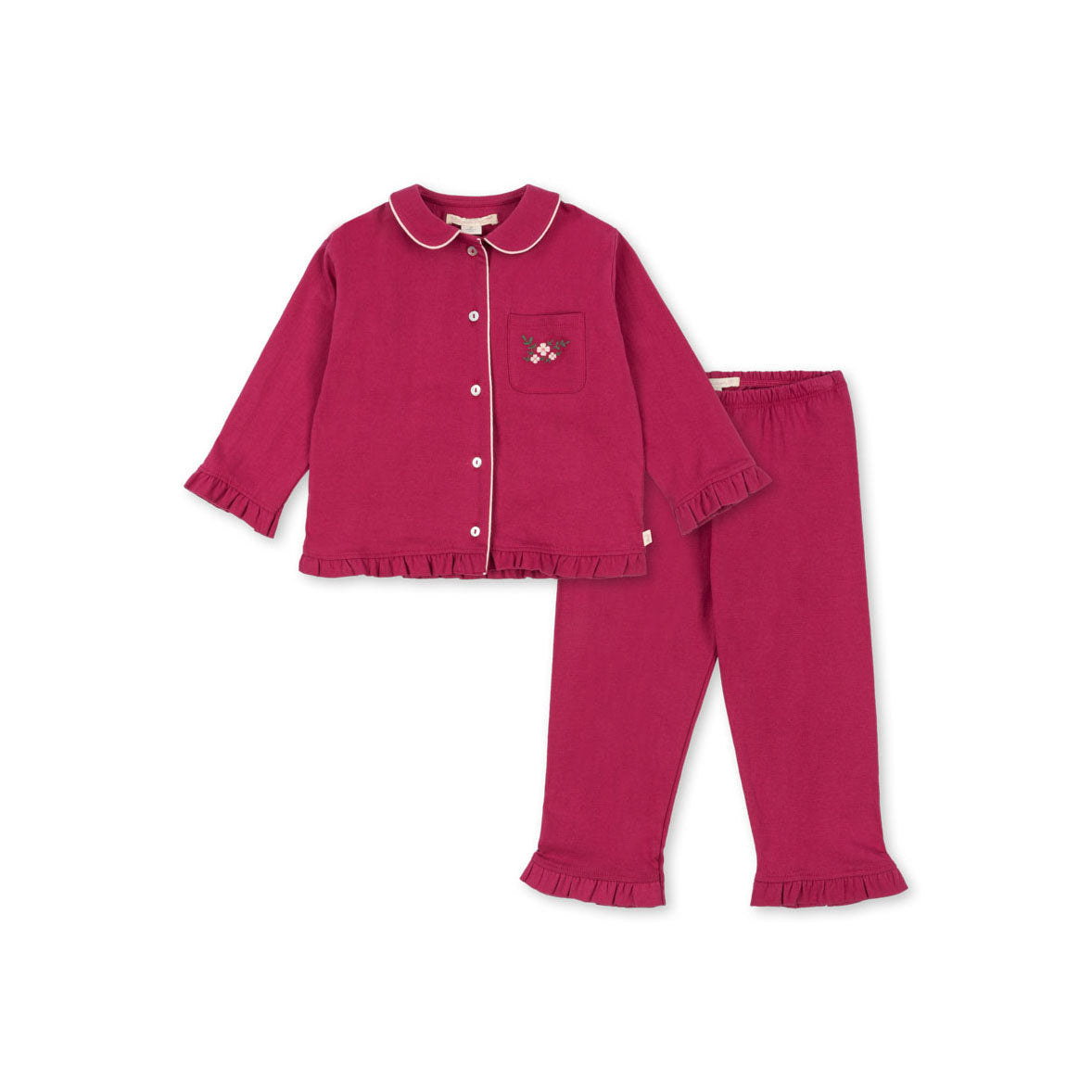 Konges Sløjd-Girls Pio Frill Set Gots Sangria