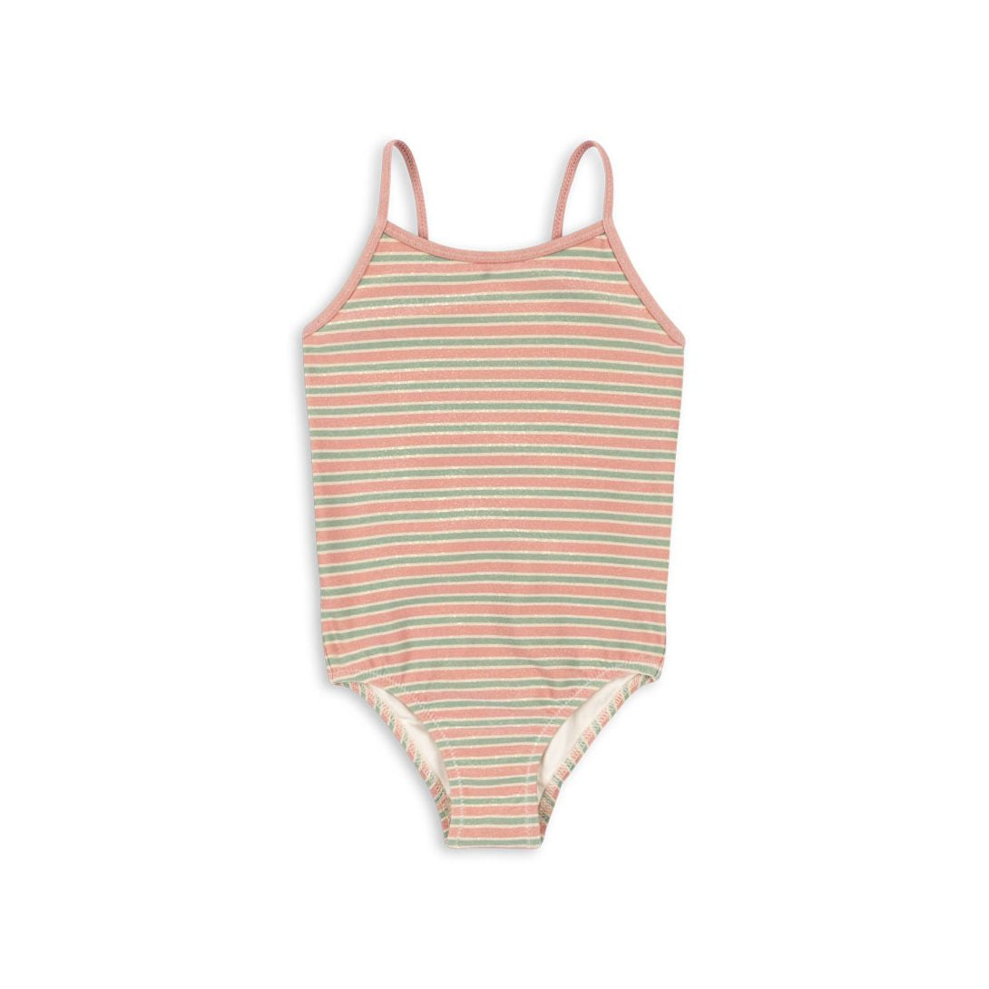 Konges Sløjd-Girl Bowwow Swimsuit Blush Stripe