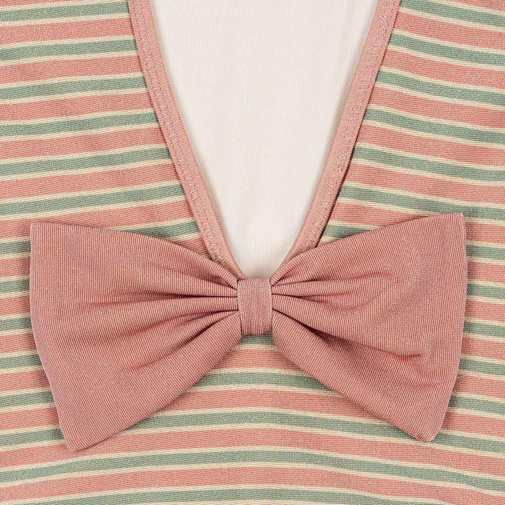 Konges Sløjd-Girl Bowwow Swimsuit Blush Stripe