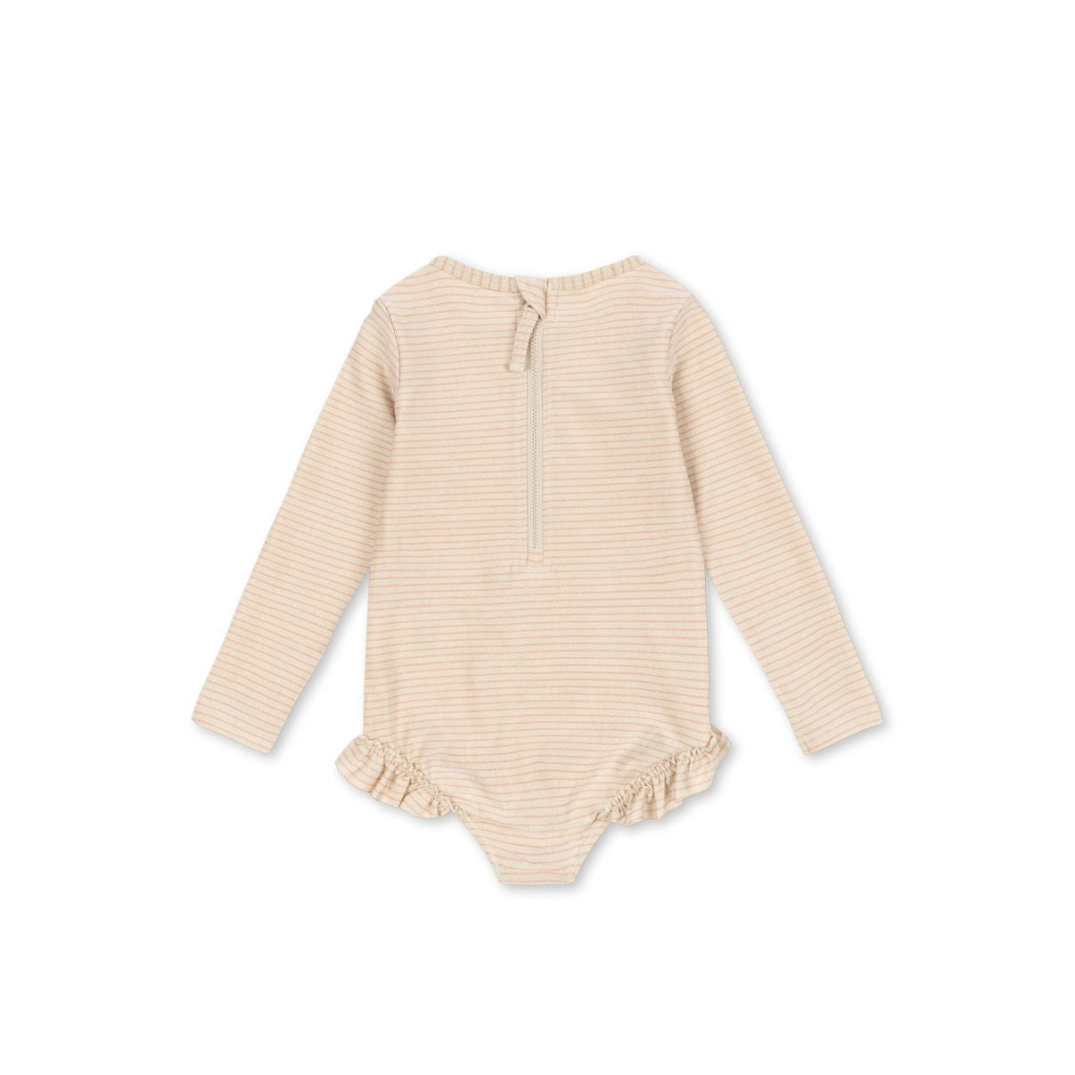 Konges Sløjd-Girl Jade Ls Swimsuit Rose Stripe